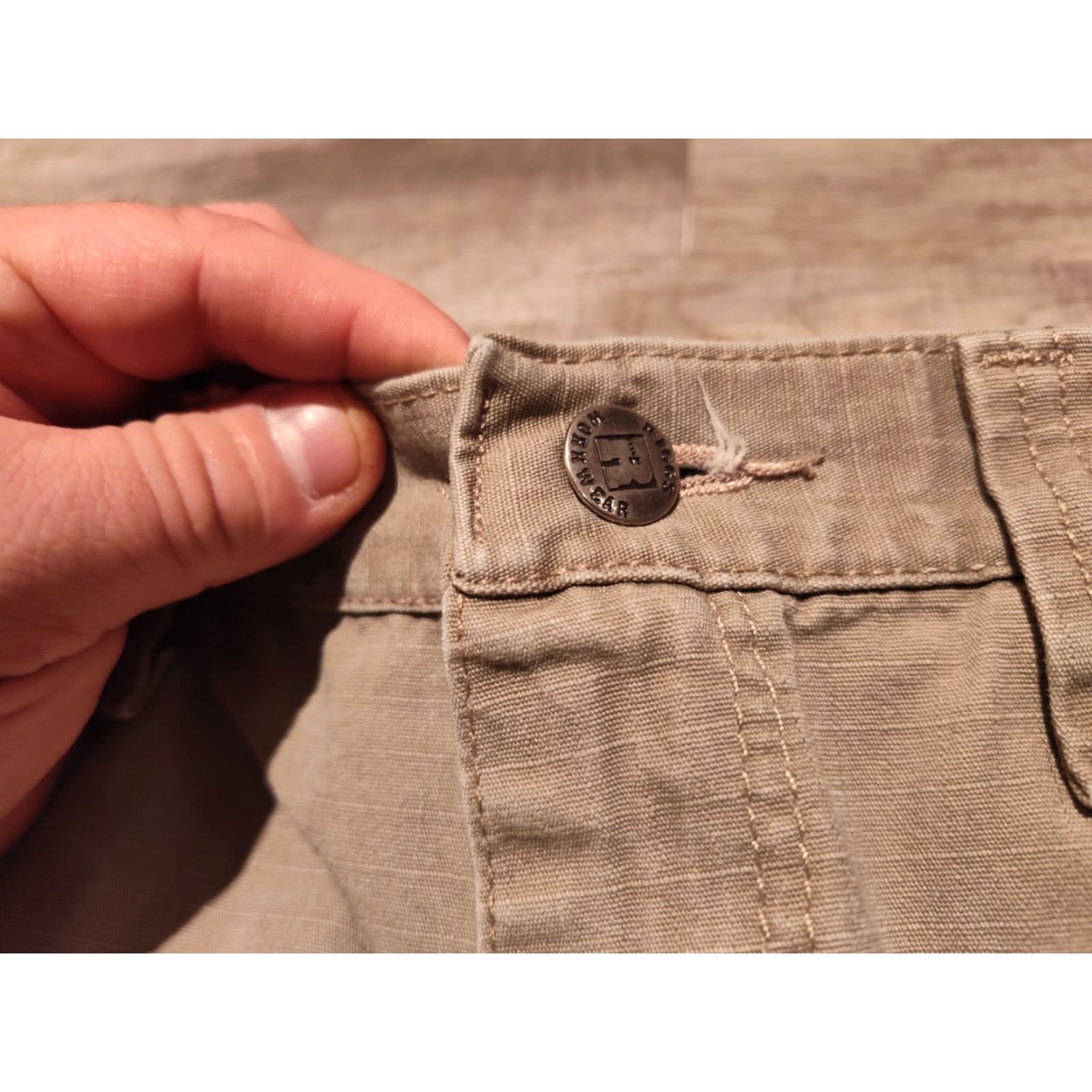 Wrangler VINTAGE Wrangler RIGGS Workwear Pants Men Size 36x30 Brown Canvas Carpenter Work Leg Style Size US 36 / EU 52 - 6 Thumbnail