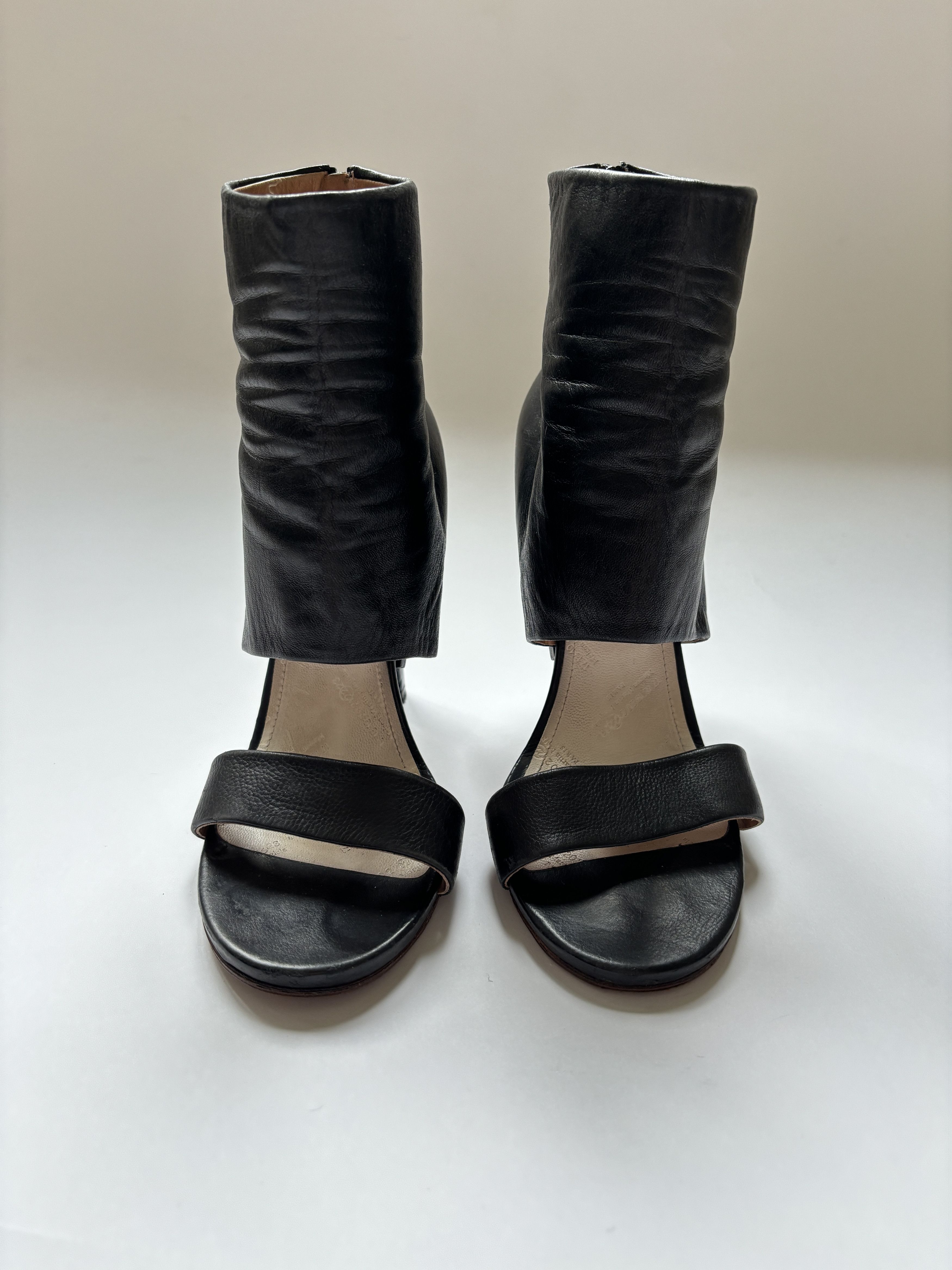 Maison Margiela ⚡️QUICK SALE⚡️Margiela Black Heeled Cut-Out Sandal Boots Size US 7 / IT 37 - 4 Thumbnail