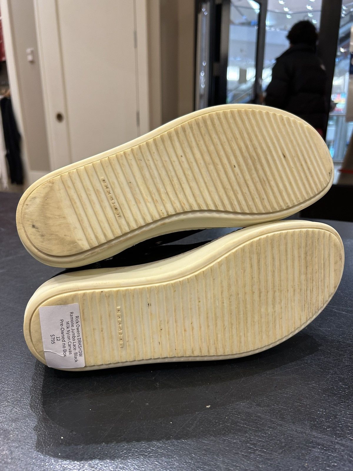 Rick Owens Drkshdw Rick Owens DRKSHDW Jumbolace Ramones Size US 12 / EU 45 - 9 Thumbnail