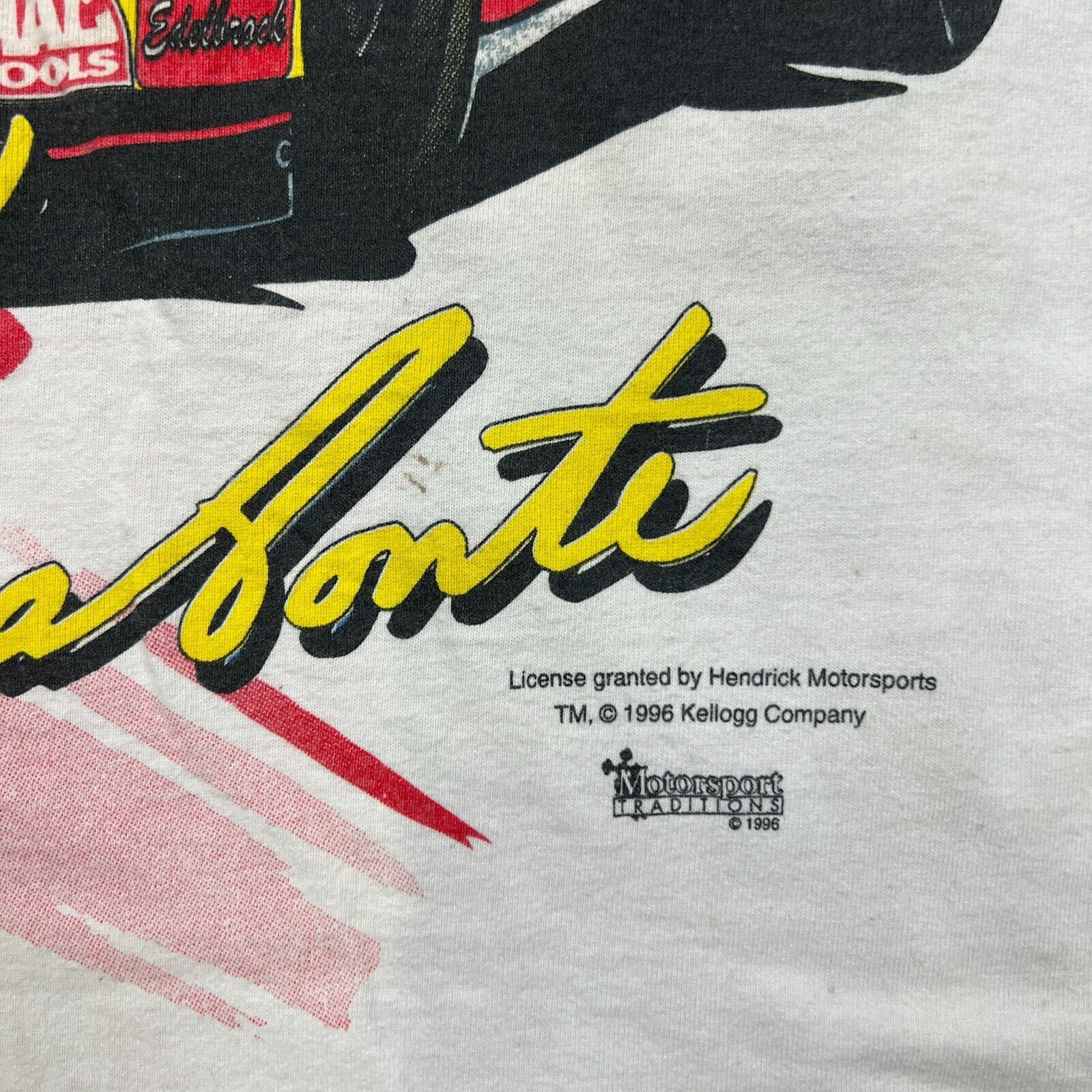 Chase Authentics × NASCAR × Vintage 1996 Chase Terry Labonte T Shirt XL Kelloggs NASCAR AOP Tee Size US XL / EU 56 / 4 - 12 Thumbnail