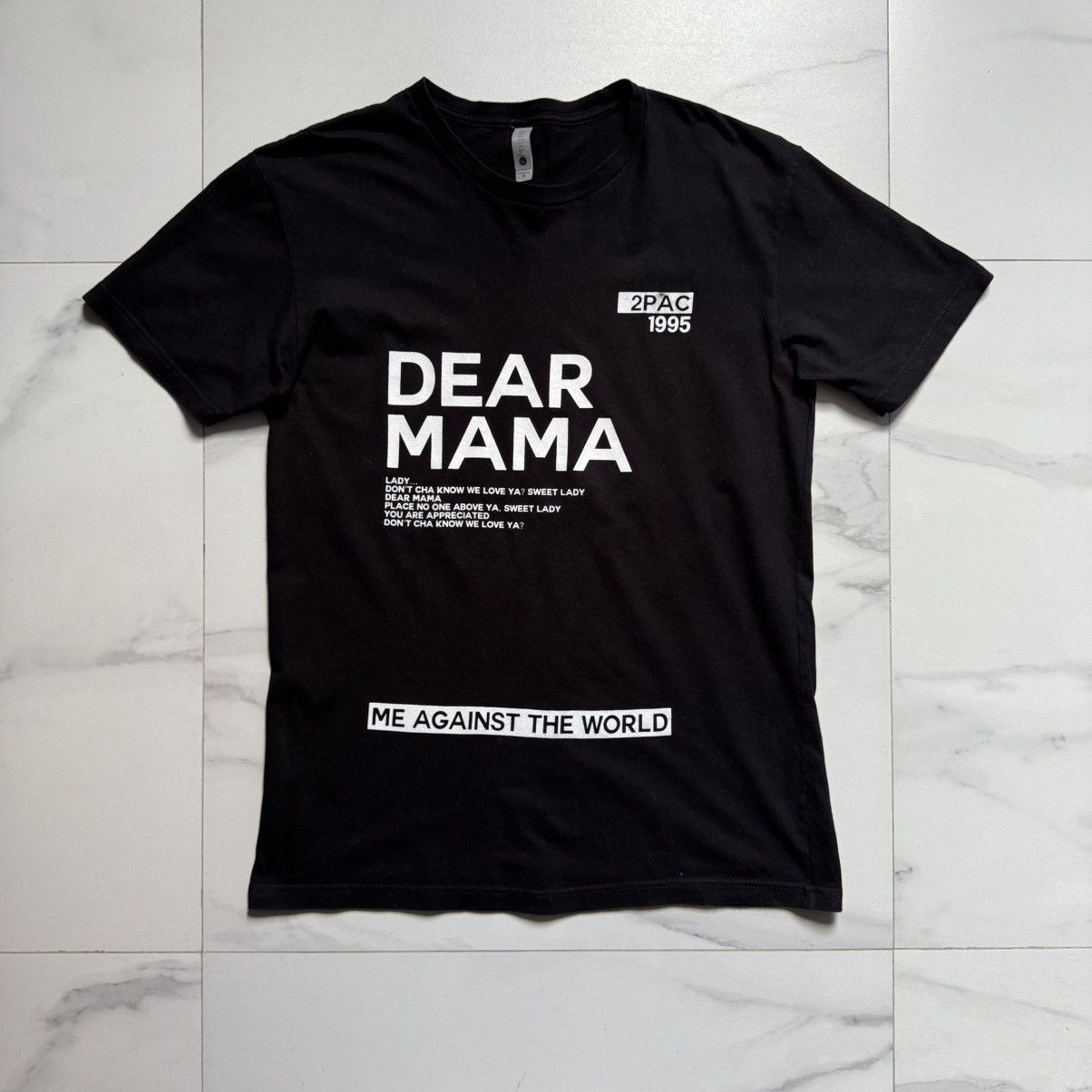Rap Tees Sick Rare! 2Pac Dear Mama Vintage T-Shirt Size US M / EU 48-50 / 2 - 2 Thumbnail