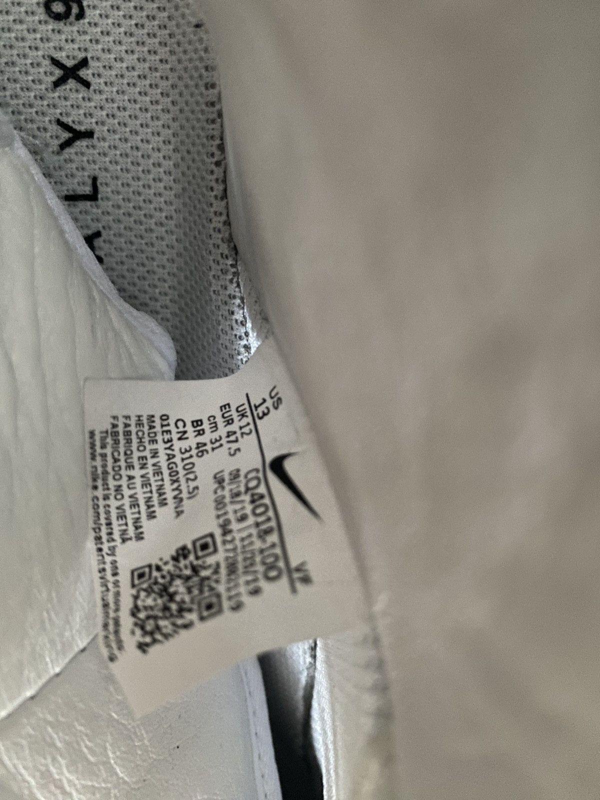 1017 ALYX 9SM × Nike Nike Air Force 1 Alyx Hi Triple White Size 13 Size US 13 / EU 46 - 9 Thumbnail