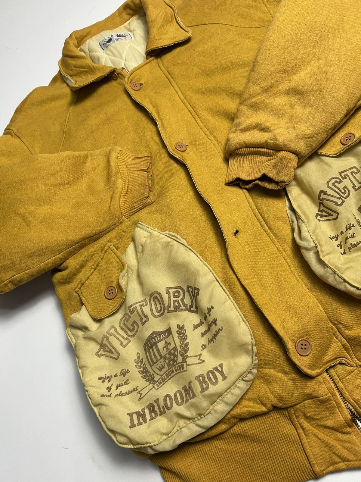 Hysteric Glamour × Japanese Brand FILER DOUX VICTORY BOMBER JACKET Size US M / EU 48-50 / 2 - 2 Thumbnail