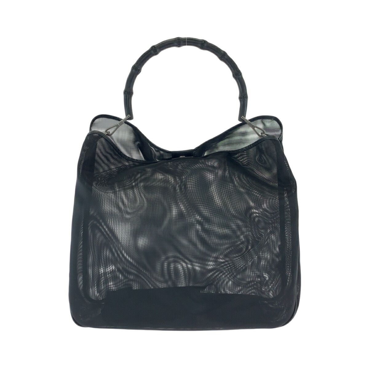 Gucci Gucci Bamboo Mesh Nylon 2Way Bag Others Shoulder Bag 001 3303 in Black, Women's