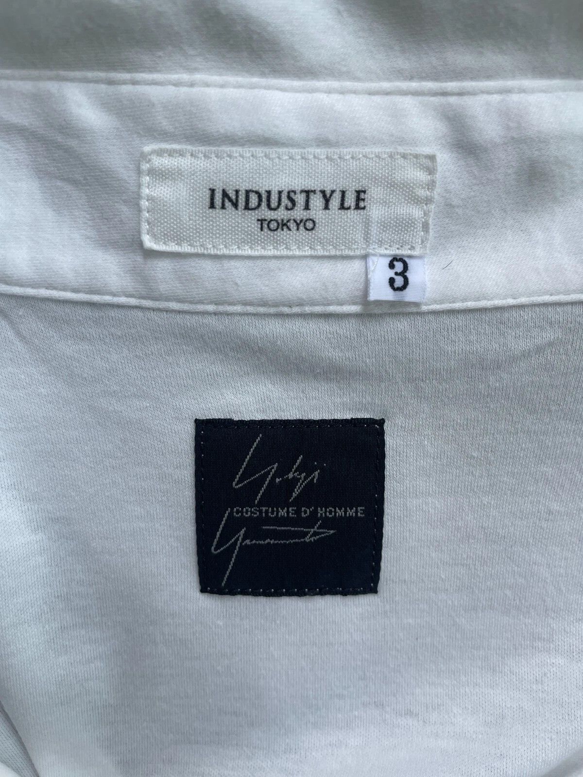 Yohji Yamamoto Costume D'Homme White Shirt