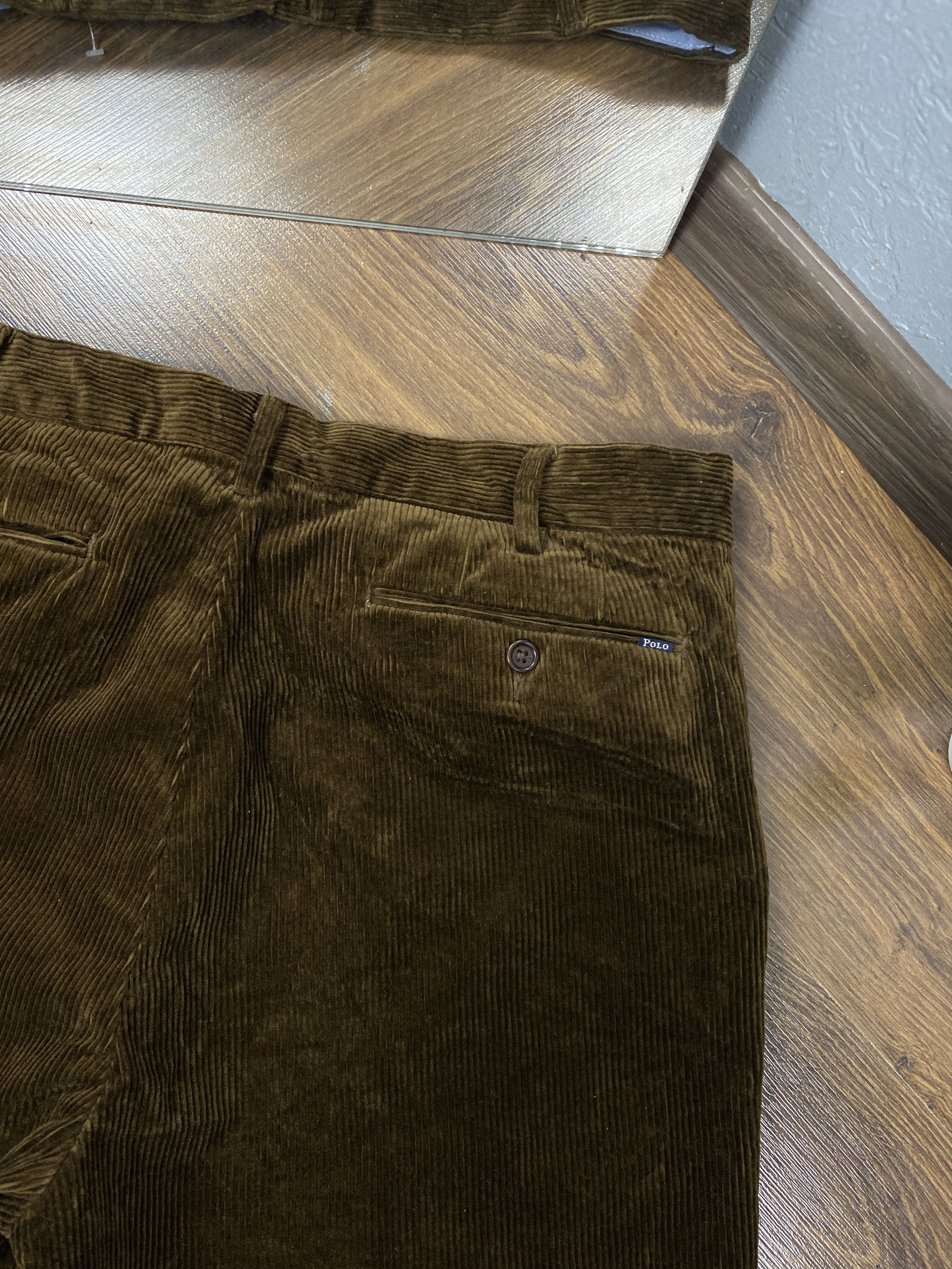 Polo Ralph Lauren × Ralph Lauren × Vintage Polo Ralph Lauren vintage corduroy pants trousers Size US 34 / EU 50 - 5 Thumbnail