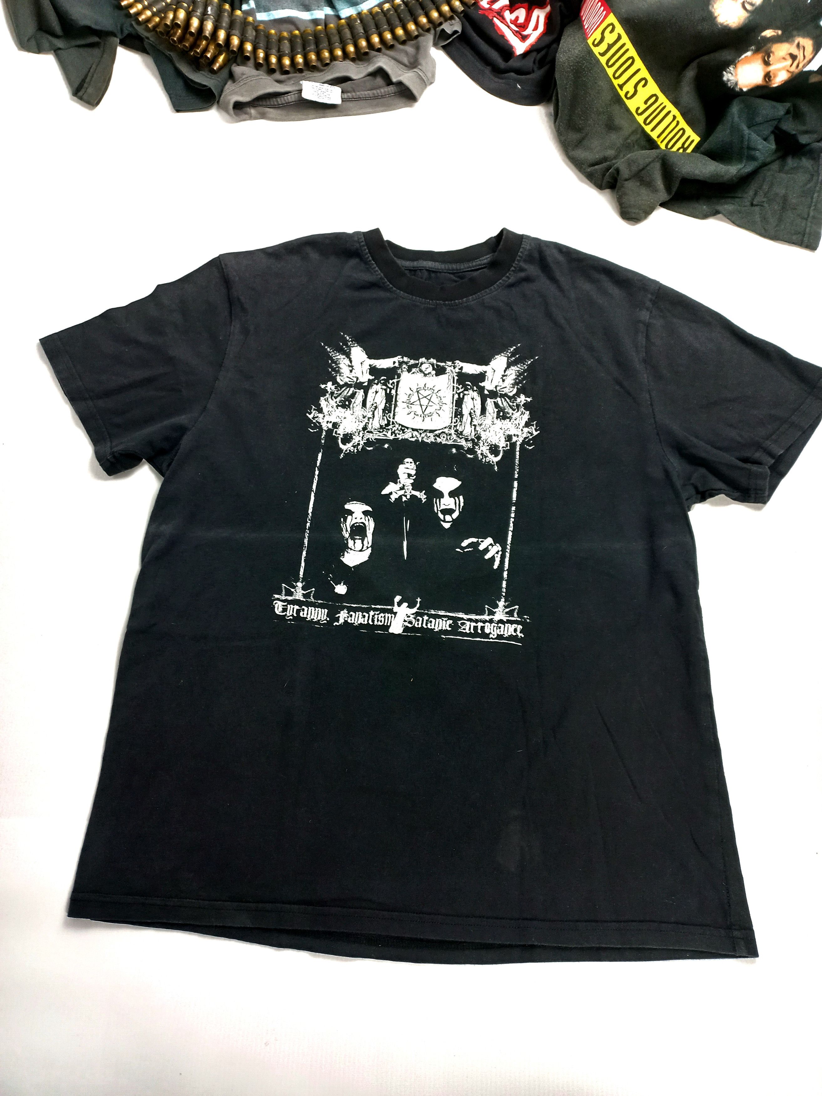 Band Tees Very rare Lucifugum, black metal band t-shirt 90s Size US L / EU 52-54 / 3 - 2 Thumbnail