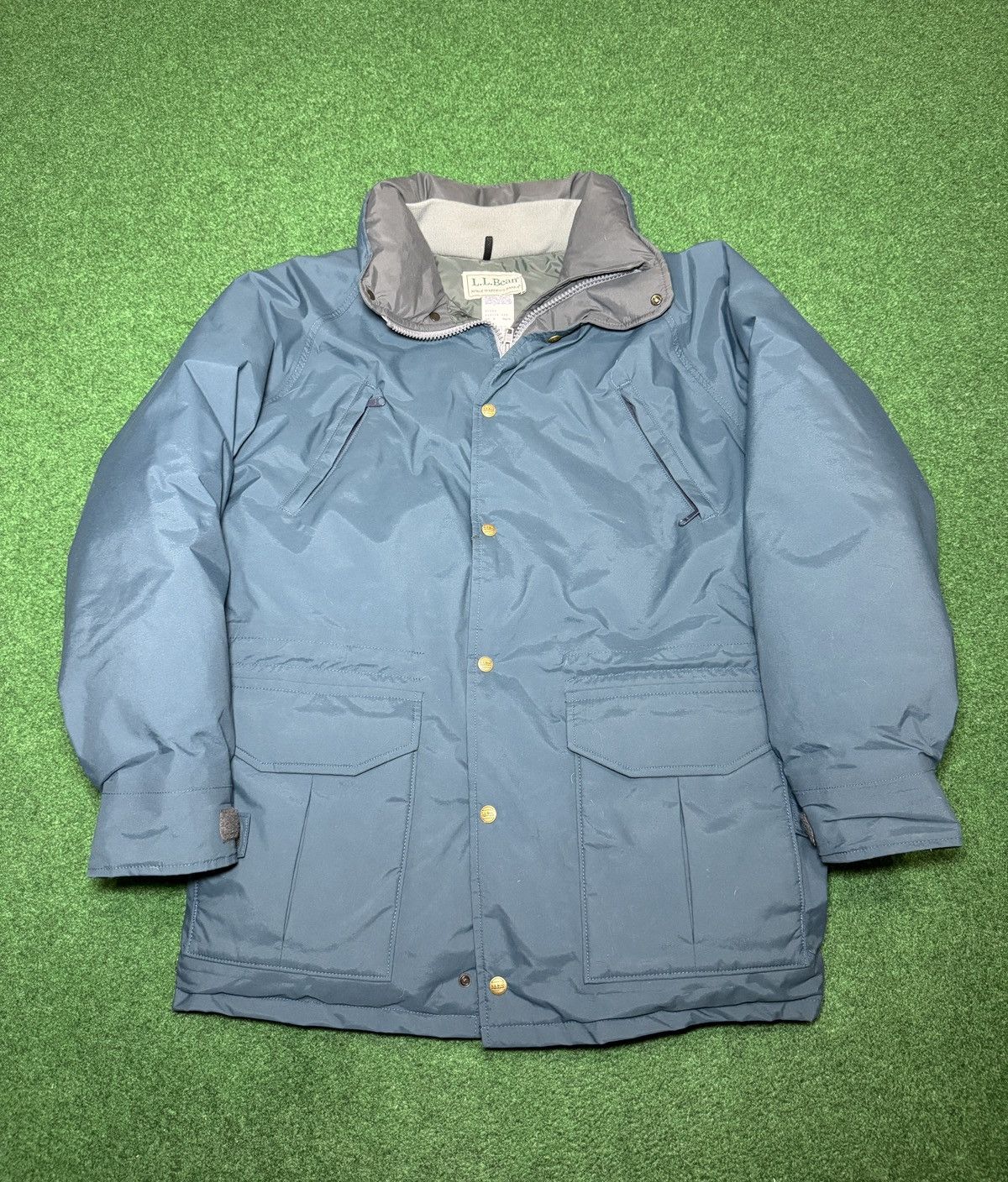 L.L. Bean Vintage LL Bean Maine Warden Parka Blue GoreTex Down Jacket Size US M / EU 48-50 / 2 - 1 Thumbnail