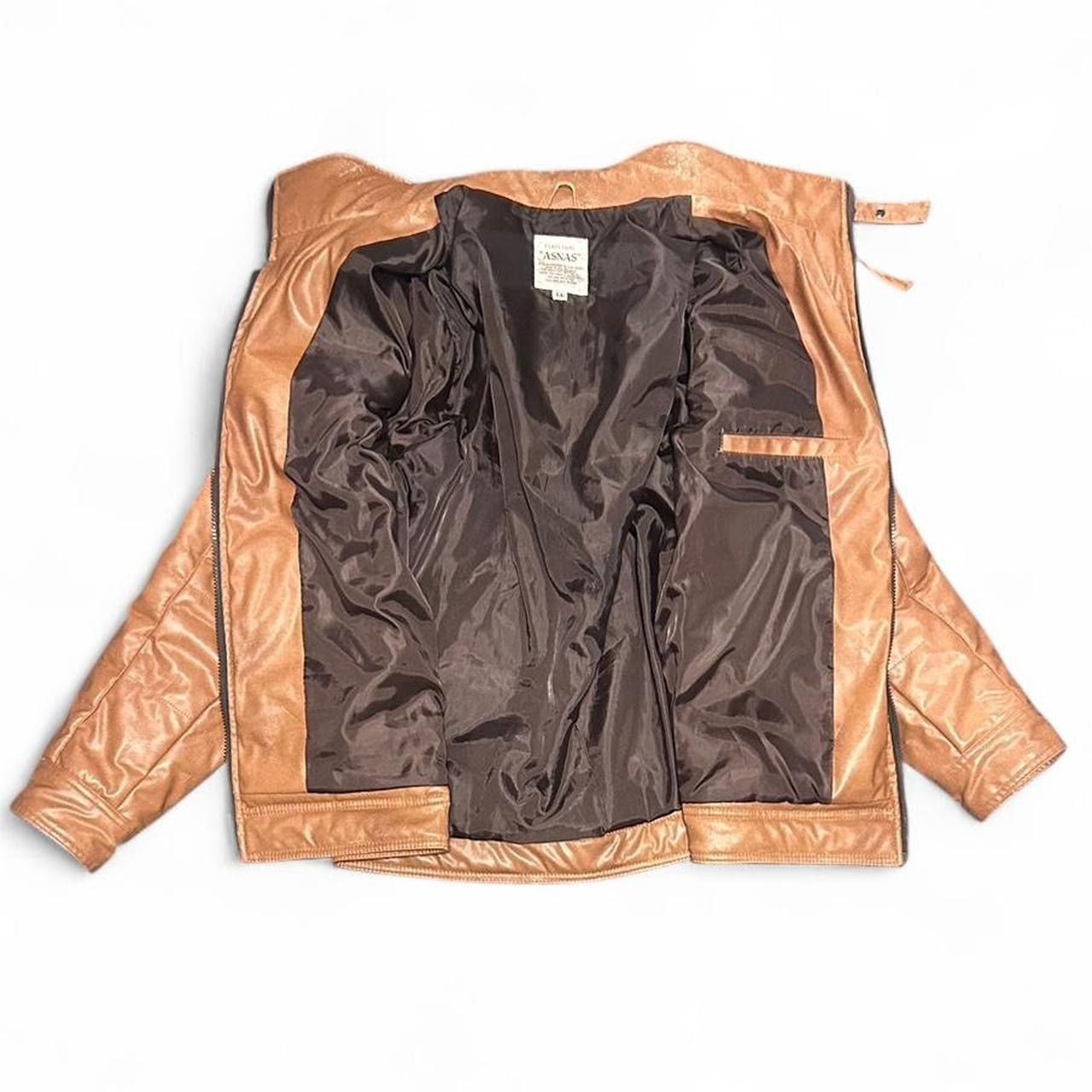 Japanese Brand Asnas Bondage Leather Puffer Jacket Size US L / EU 52-54 / 3 - 2 Thumbnail