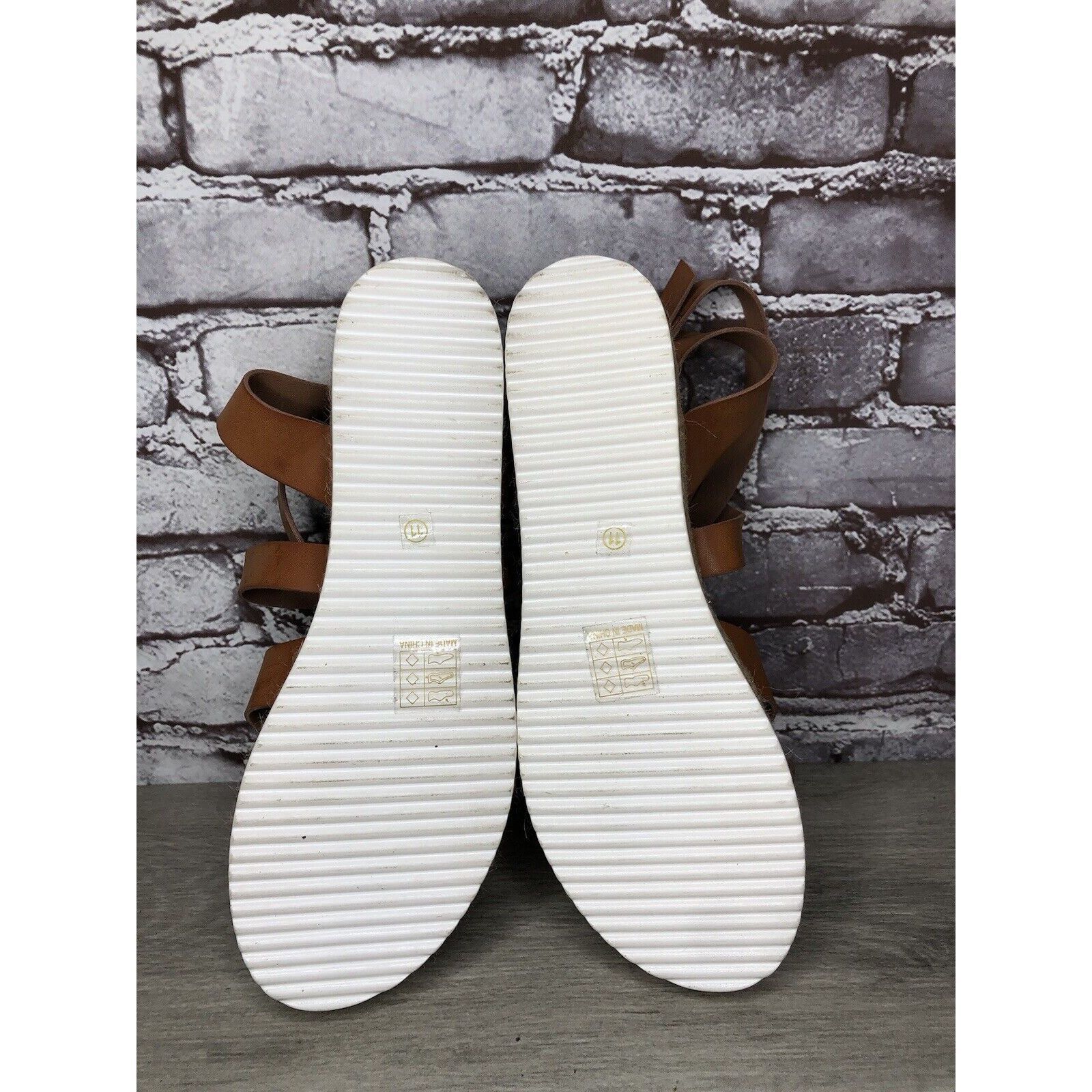 Other Patrizia Spring Step Renae Brown Leather Espadrilles Platfor Size US 11 / IT 41 - 22 Thumbnail