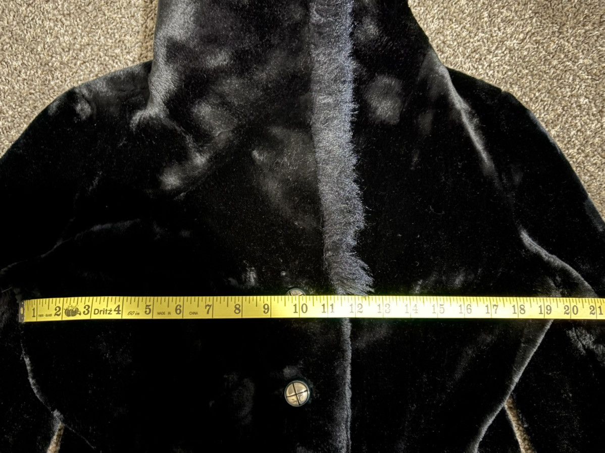 Vintage Vintage Borgazia Styled By Fairmoor Black Faux Fur Jacket Size S / US 4 / IT 40 - 5 Thumbnail