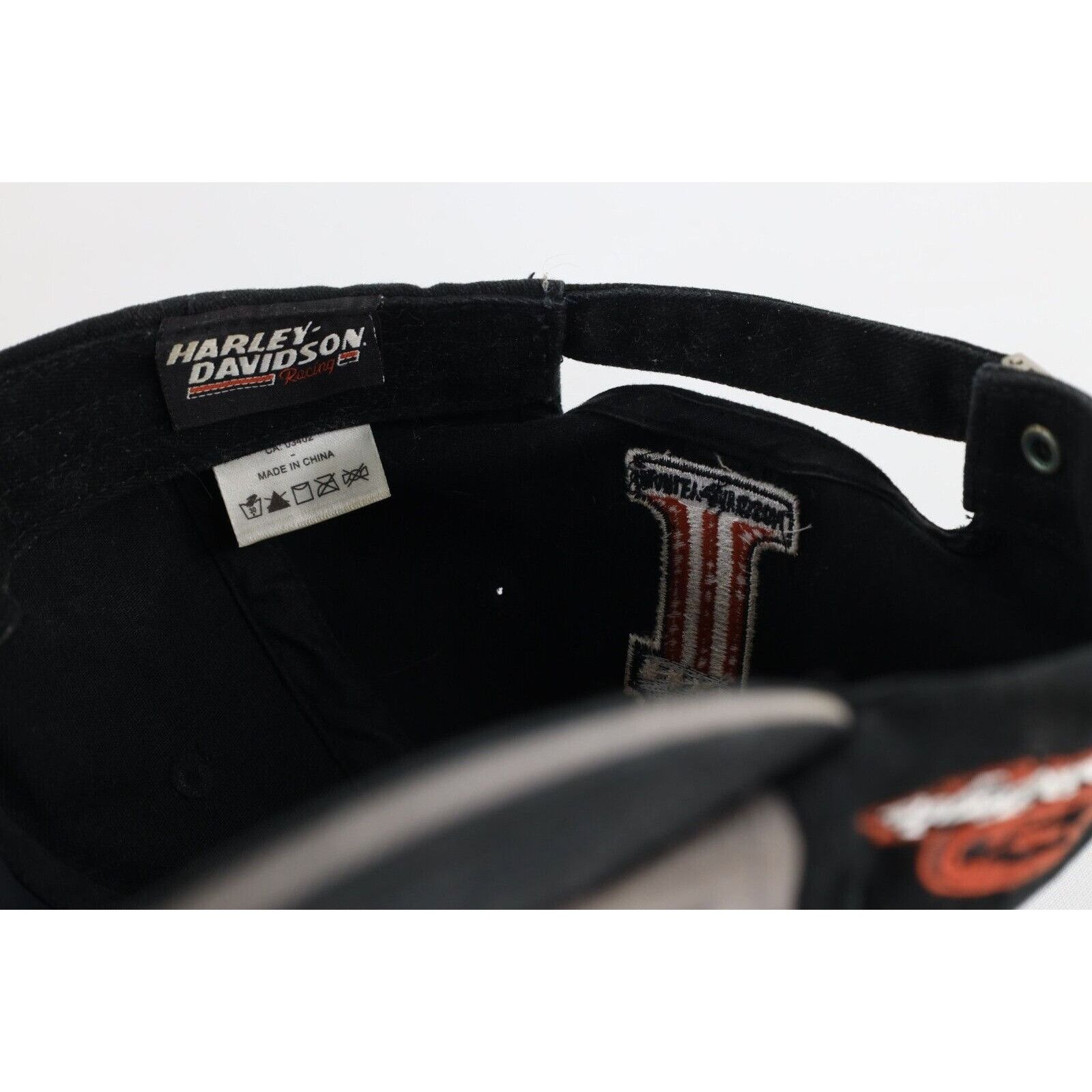 Harley Davidson × Vintage Vintage Distressed Spell Out Harley Davidson Motorcycles Hat Size ONE SIZE - 12 Thumbnail