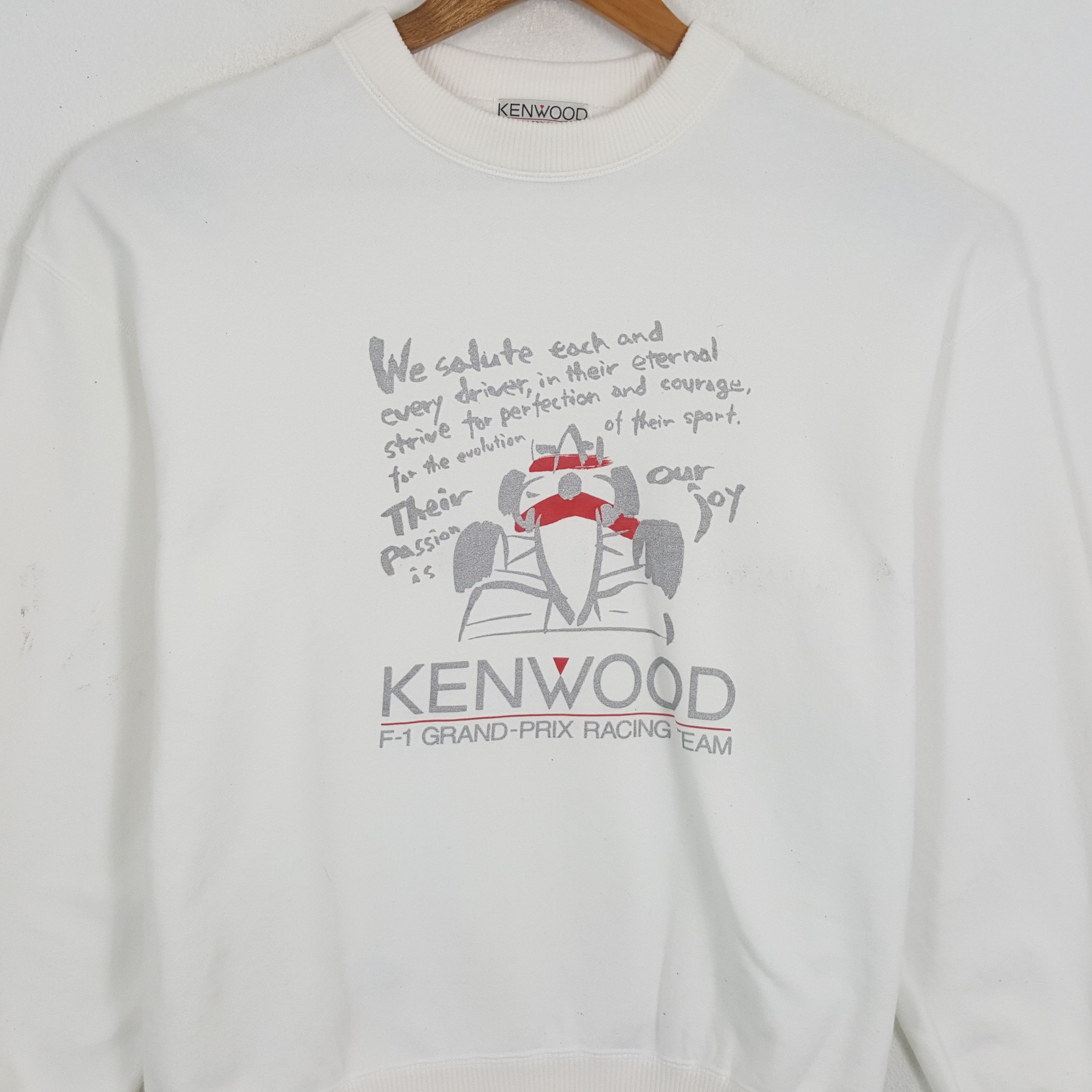 Japanese Brand × Vintage Vintage KENWOOD FORMULA 1 GRAND PRIX Racing Sweatshirts Size US M / EU 48-50 / 2 - 2 Thumbnail