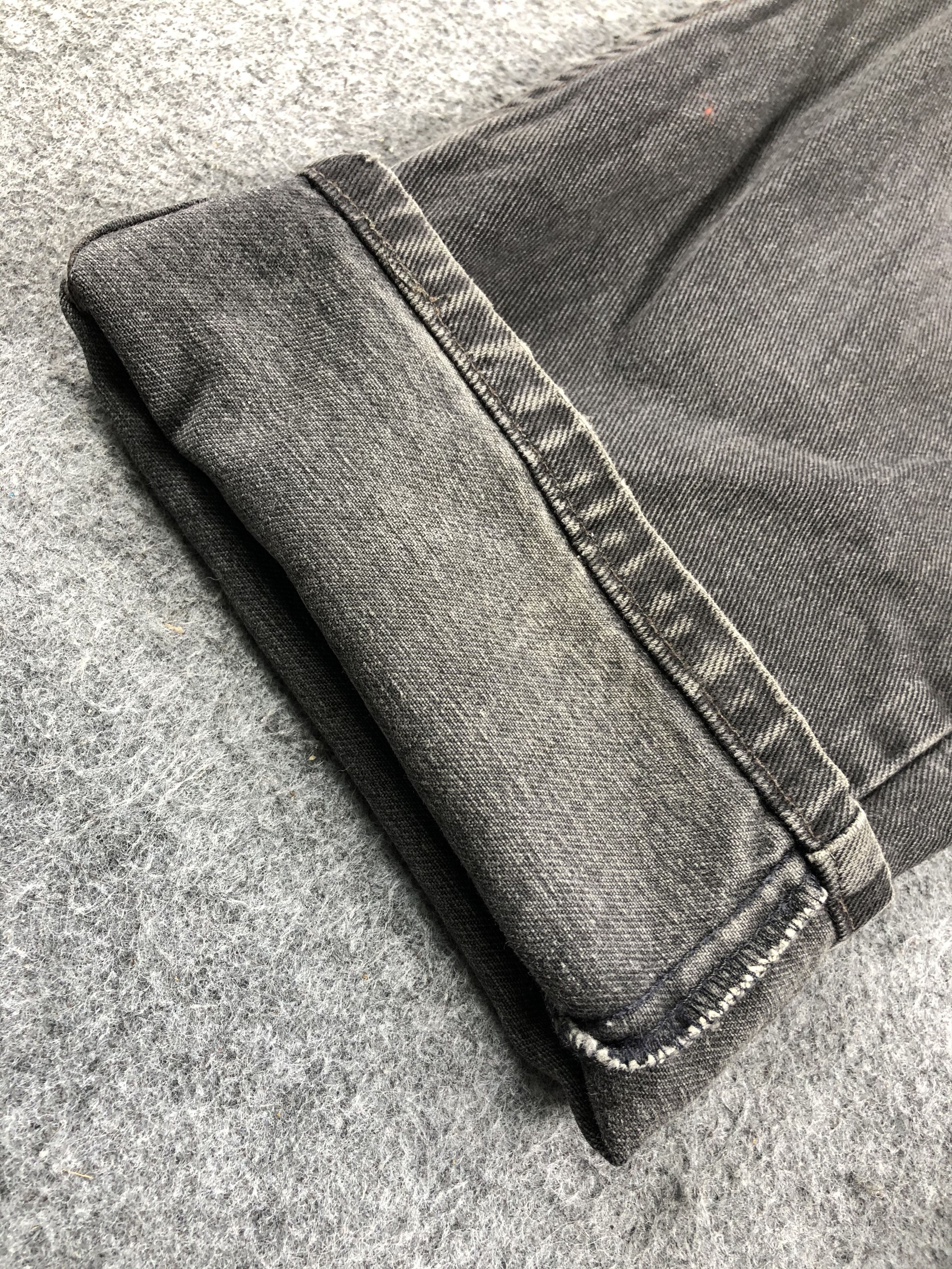 Levi's 90s Vintage Levis 505 Faded Black Jeans -JM672 Size US 35 - 5 Thumbnail