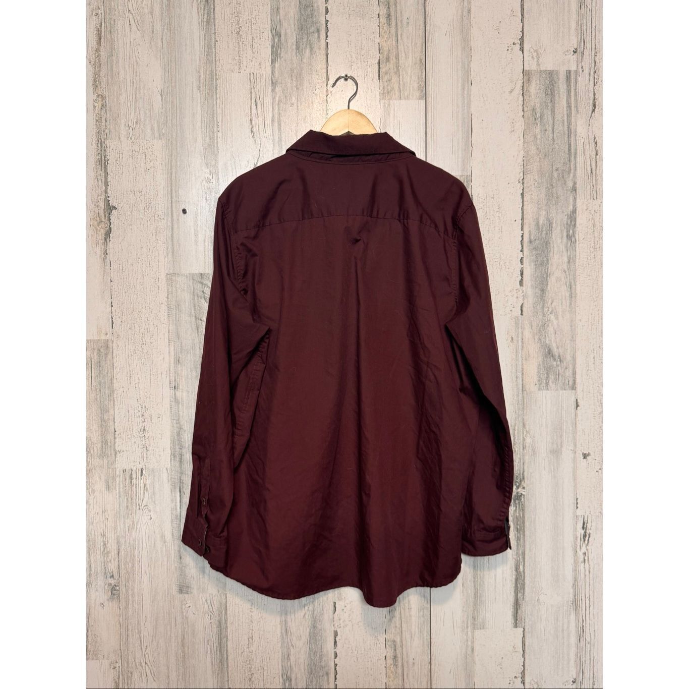 Other Triumph & Tragedy Burgundy Button-Up Shirt 2XL Long Sleeve C Size US XXL / EU 58 / 5 - 5 Thumbnail
