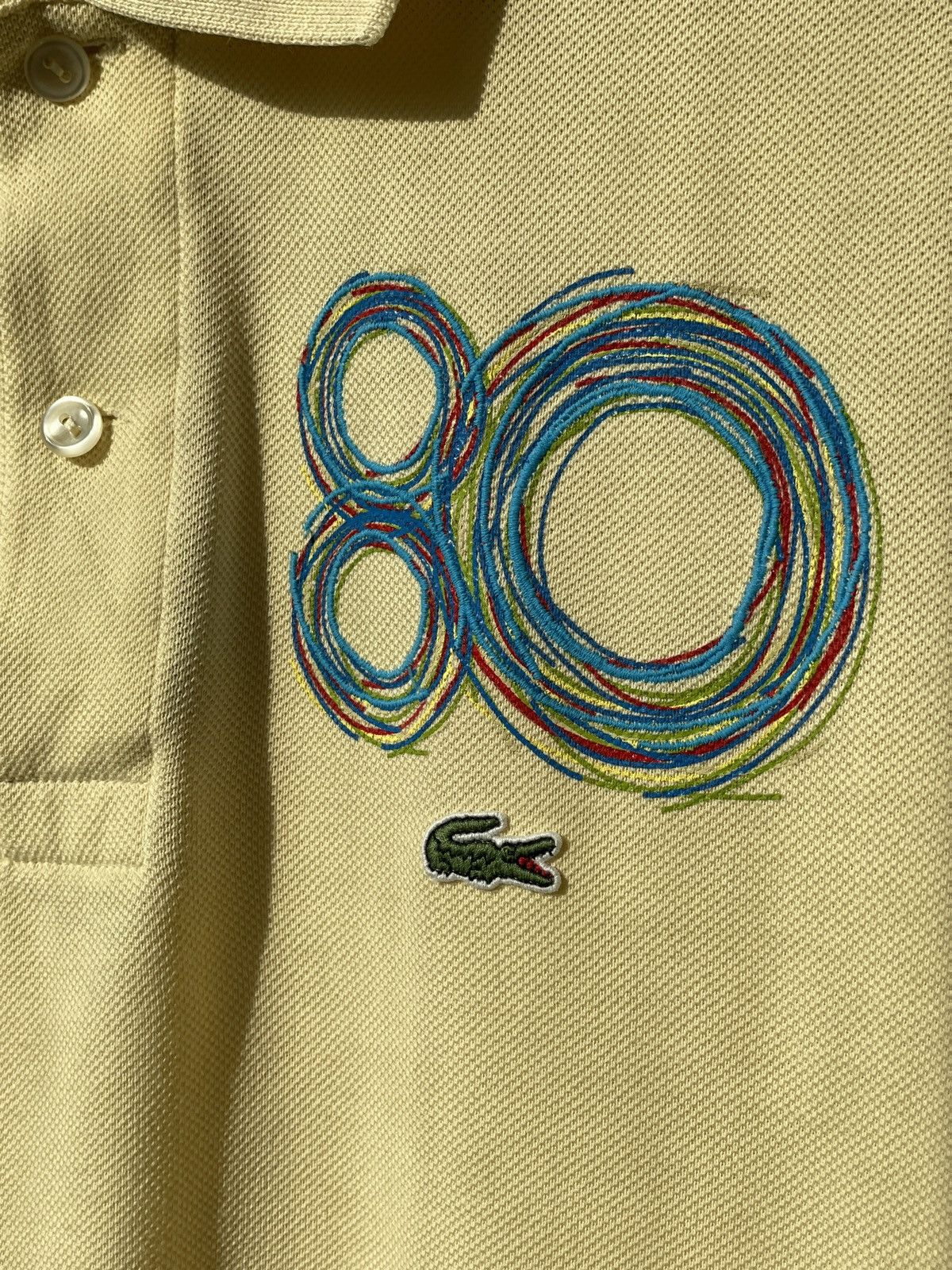 Lacoste Lacoste 80 anniversary Yellow polo shirt Size US L / EU 52-54 / 3 - 3 Thumbnail