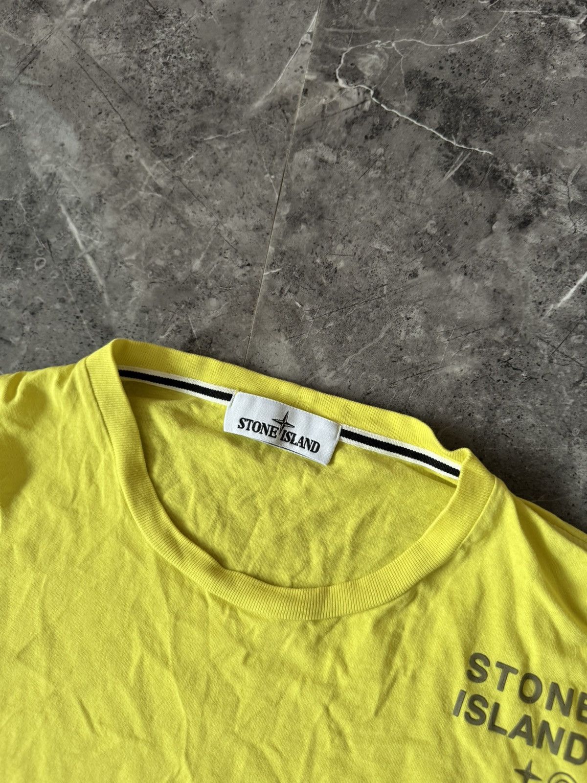 Stone Island Stone Island T-shirts Logo Massimo Osti Vintage XL Size US XL / EU 56 / 4 - 3 Thumbnail