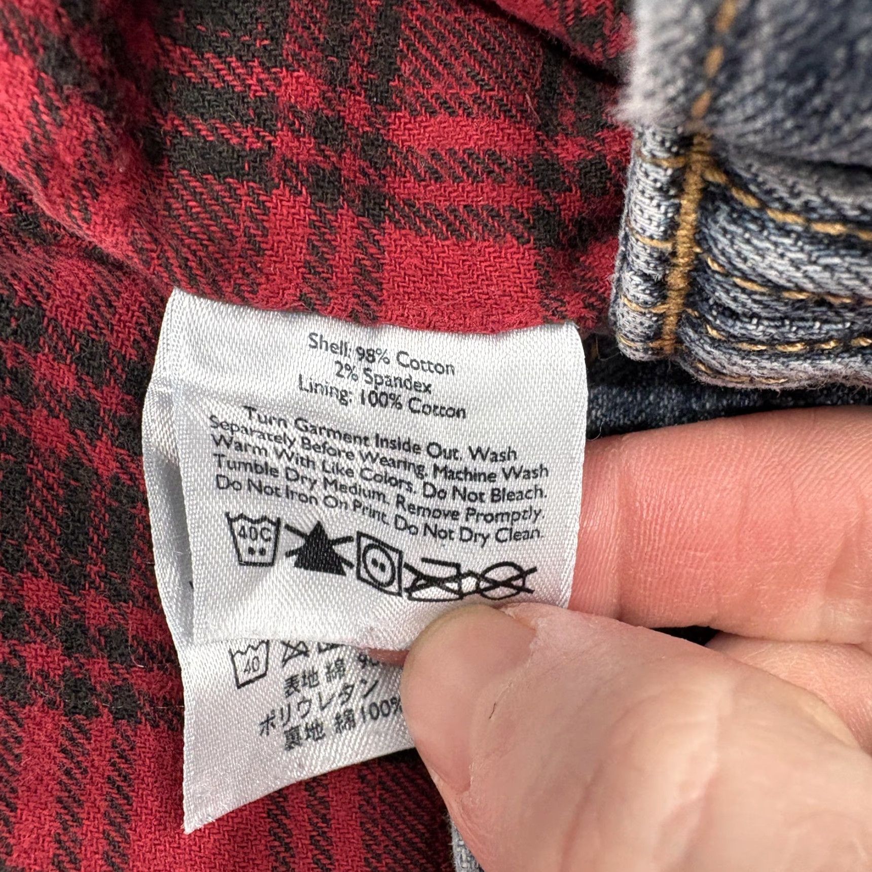 Eddie Bauer Eddie Bauer Jeans Womens 8 Flannel Lined Straight Mid Rise Button Fly Blue Denim 5-Pocket Size 30" / US 8 / IT 44 - 7 Thumbnail