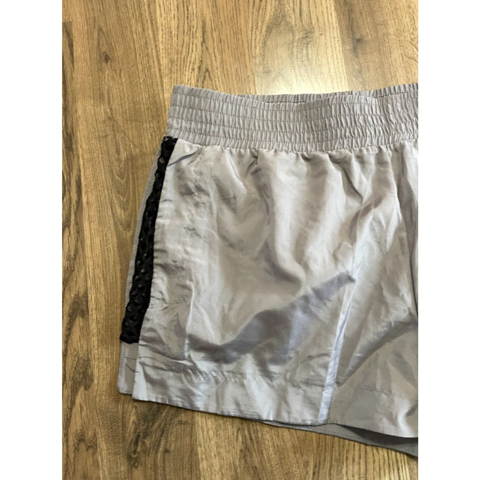 PONY PONY Shorts, Women's XL, Activewear, Pull On, Gray Black, Regular, NWT, Women Size ONE SIZE - 4 Thumbnail