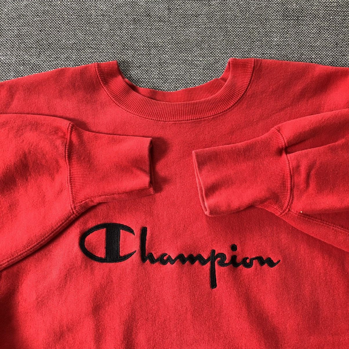 Champion CHAMPION Spellout Reverse Weave Crewneck Sweatshirt Size US L / EU 52-54 / 3 - 4 Thumbnail