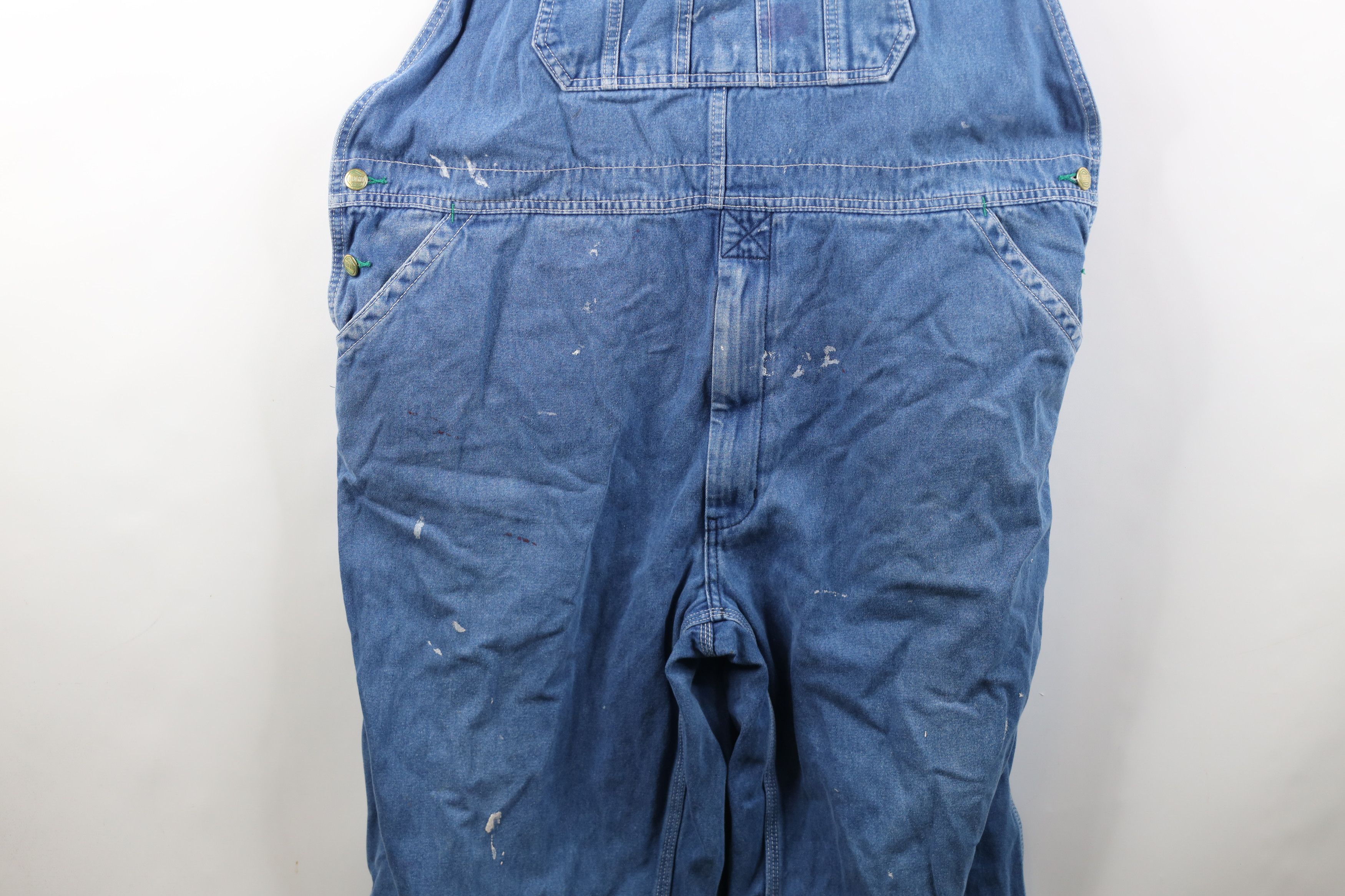 Vintage Vintage Y2K Streetwear Distressed Wide Leg Denim Overalls Size US 44 / EU 60 - 7 Thumbnail
