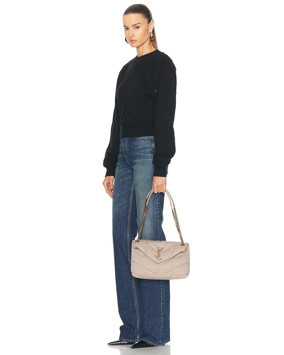 Saint Laurent Paris o1b1hav110225 Size: OS / Small Puffer Chain Bag in Beige Size ONE SIZE - 2 Thumbnail