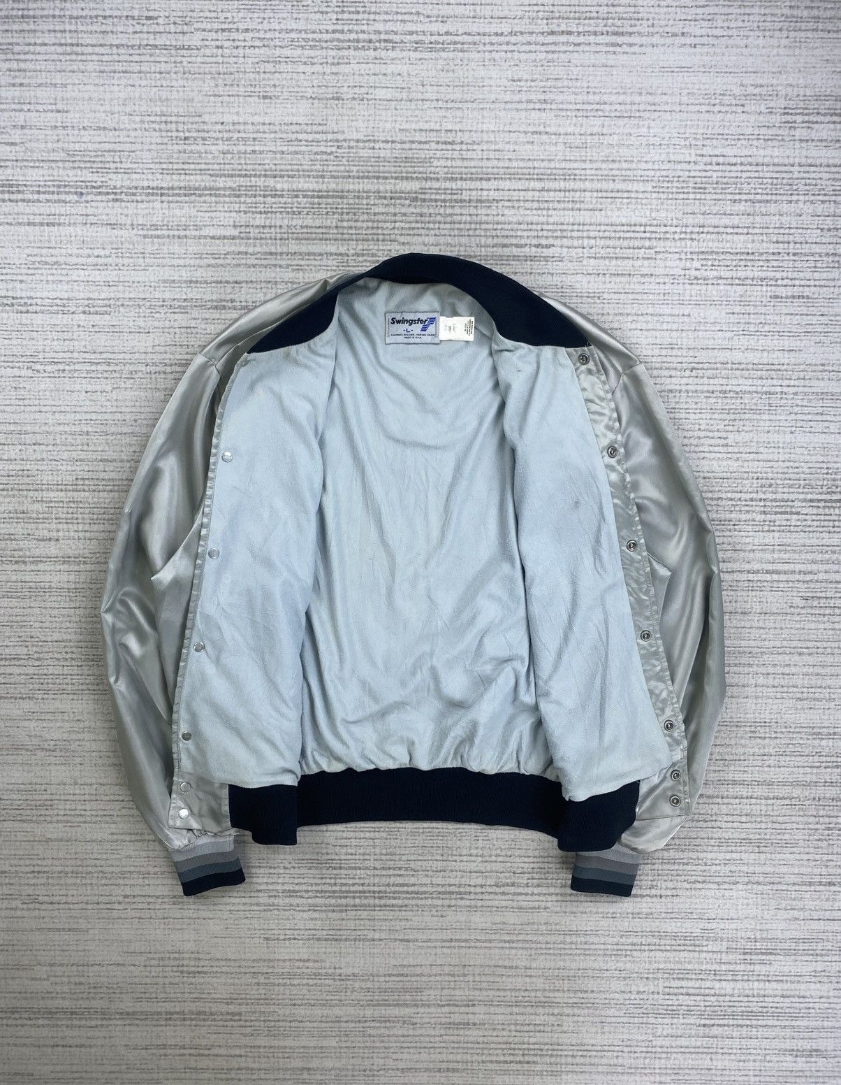 Swingster Vintage Swingster Kenny Rogers Satin Bombers Jacket Size US L / EU 52-54 / 3 - 6 Thumbnail
