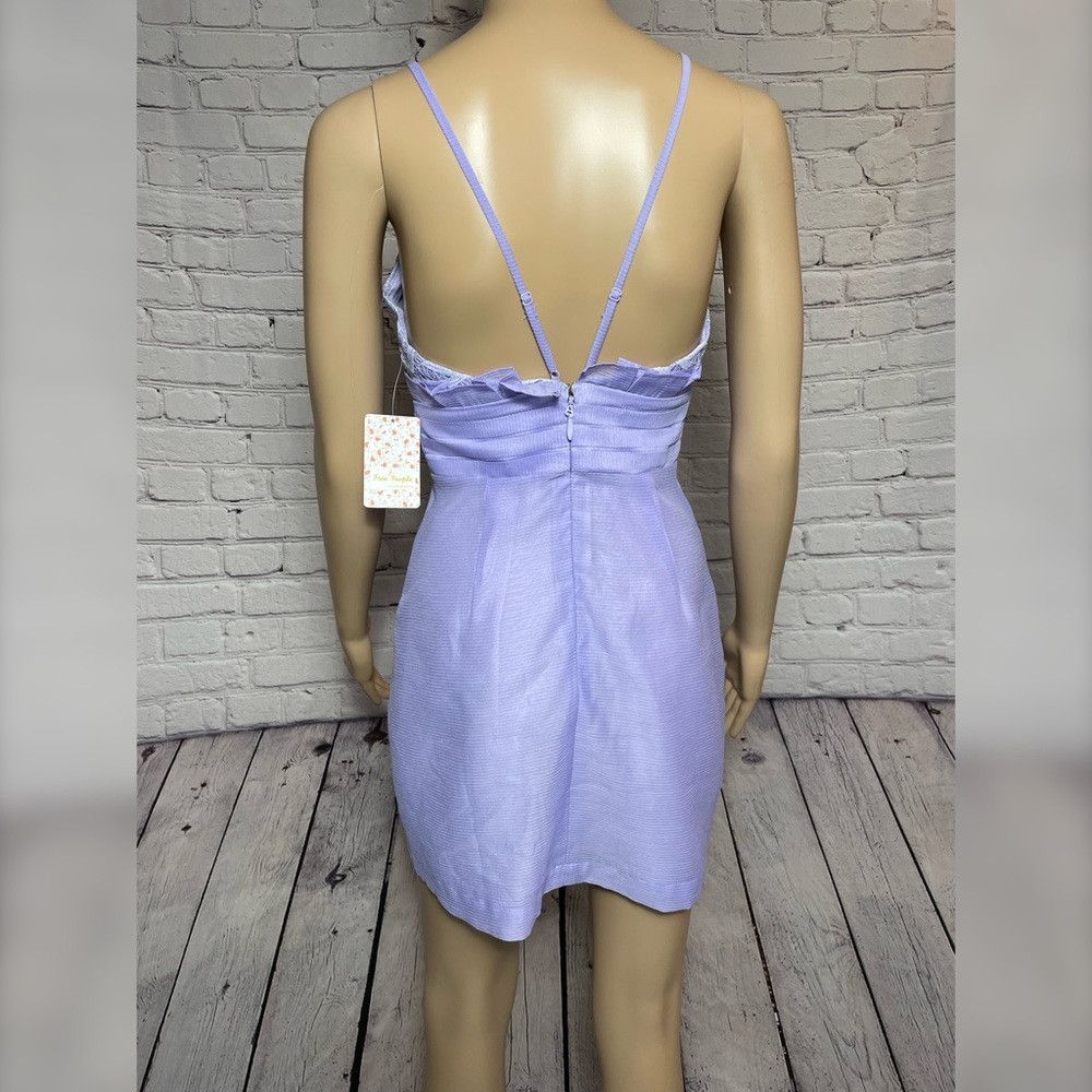 Free People NWT New $250 Free People We Go Together Mini Lilac Zeffer D Size XS / US 0-2 / IT 36-38 - 4 Thumbnail