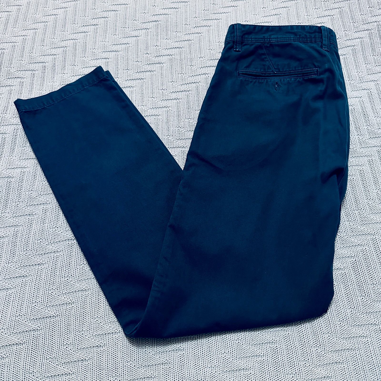 Banana Republic Banana Republic navy Fulton skinny chinos Size US 35 - 1 Thumbnail