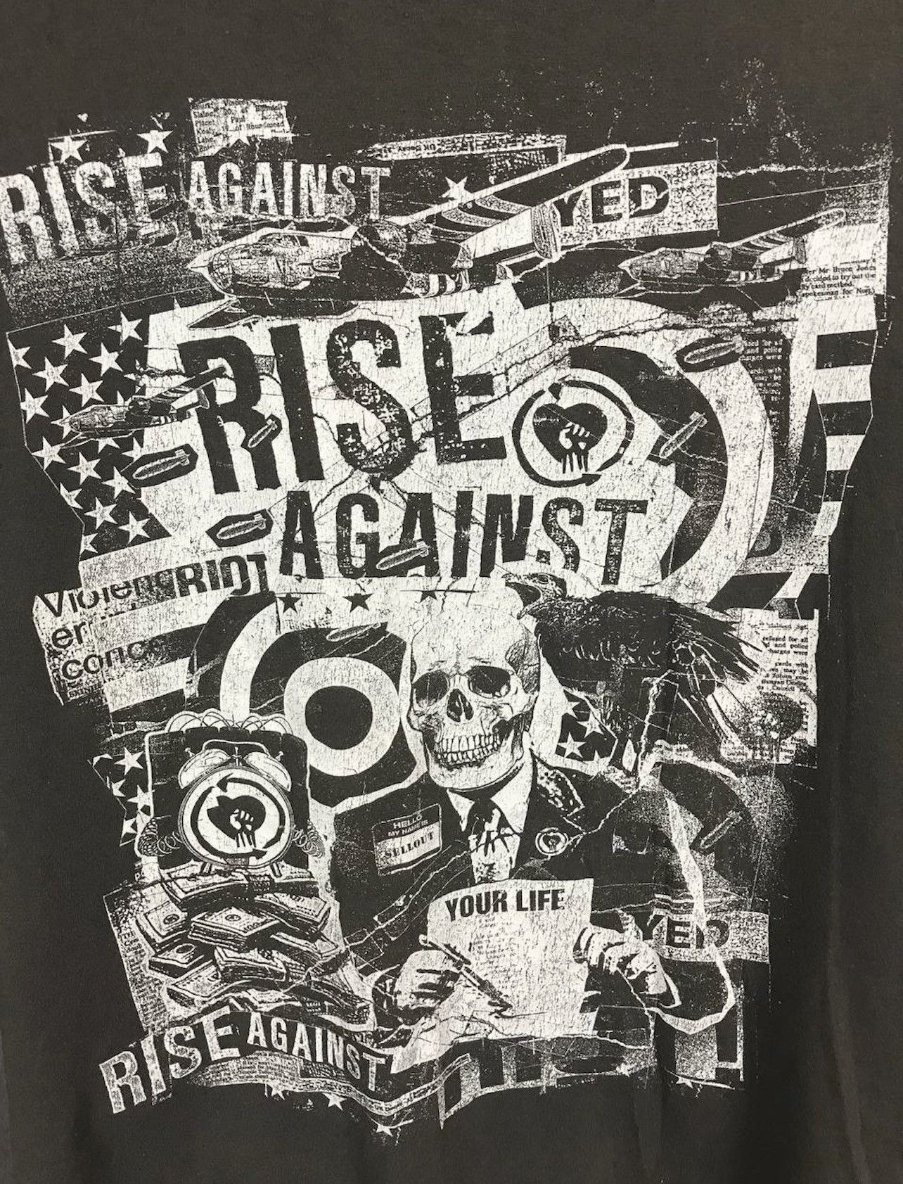 Band Tees Rise Against rock band tee Size US L / EU 52-54 / 3 - 4 Thumbnail