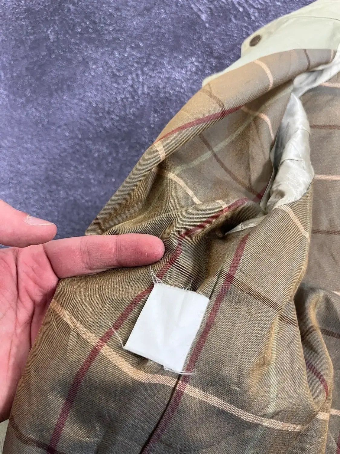 Burberry Vintage Burberry Nova Check Cream Luxury Jacket Size US M / EU 48-50 / 2 - 5 Thumbnail