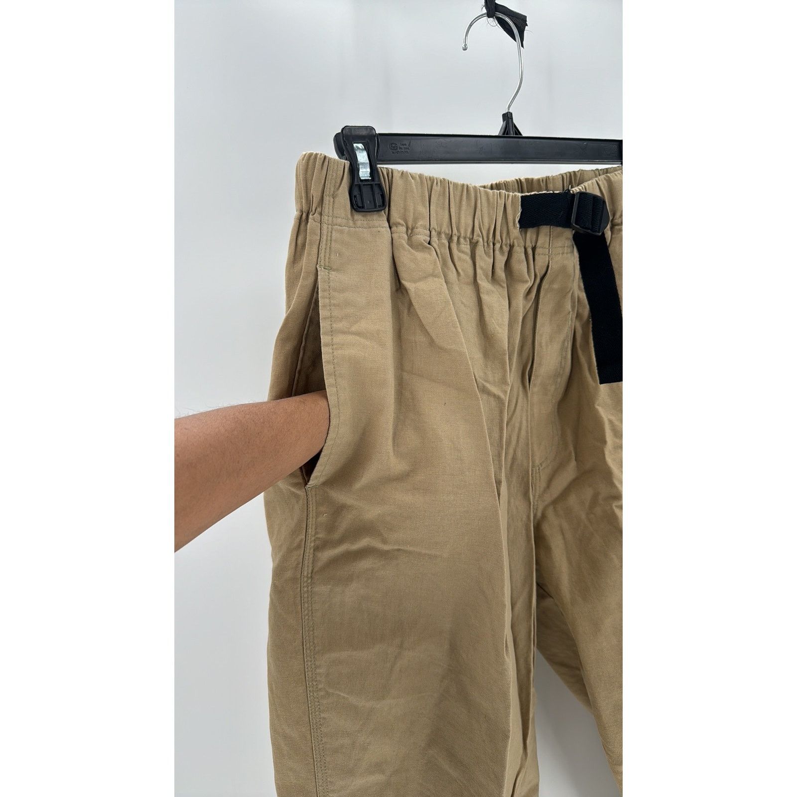 Vintage Vintage Gitano cotton belted khaki pants 80s lagenlook Size 34" / US 12 / IT 48 - 4 Thumbnail