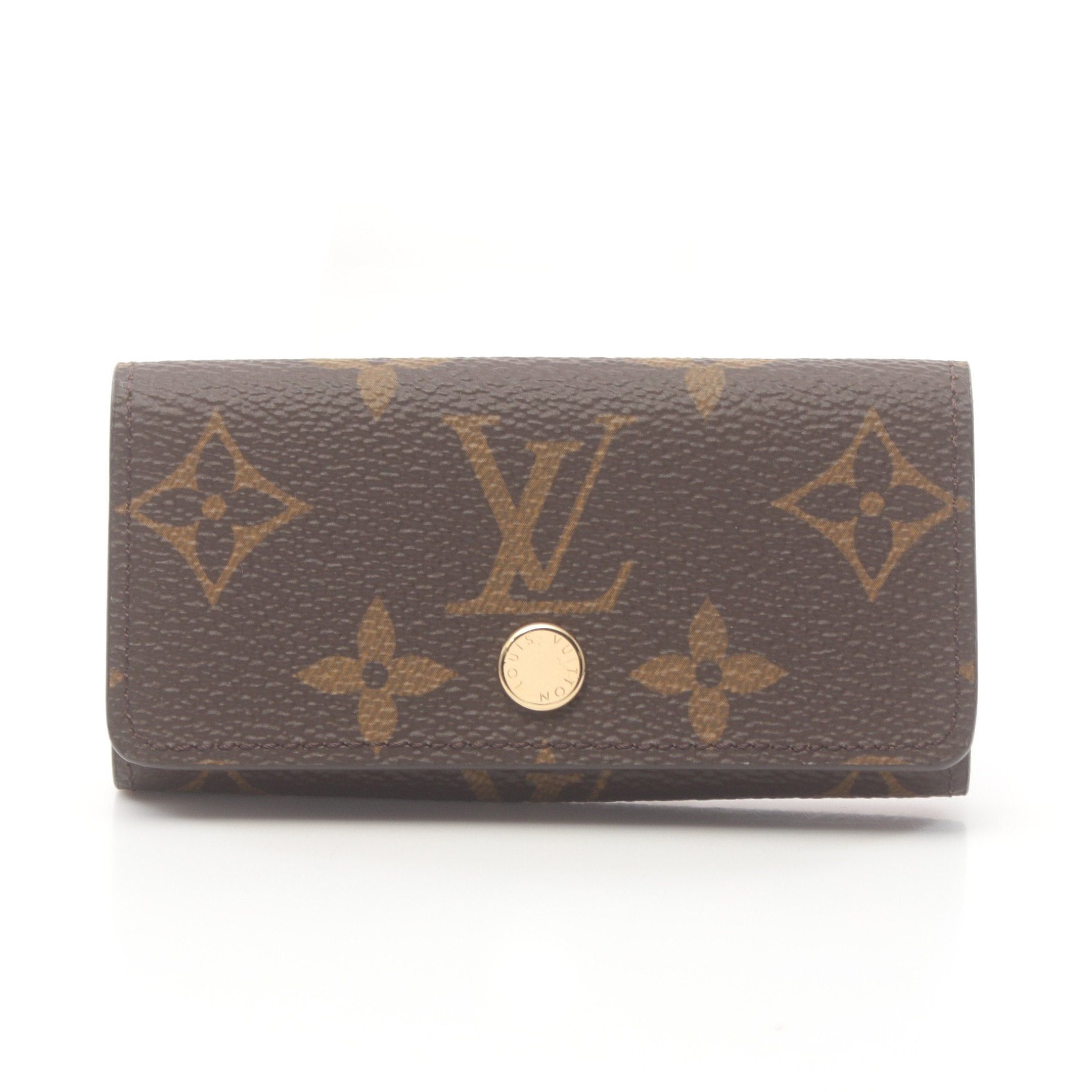 Louis Vuitton Louis Vuitton Multicle 4 Monogram Ring Chain Key Case Brown Size ONE SIZE - 1 Thumbnail