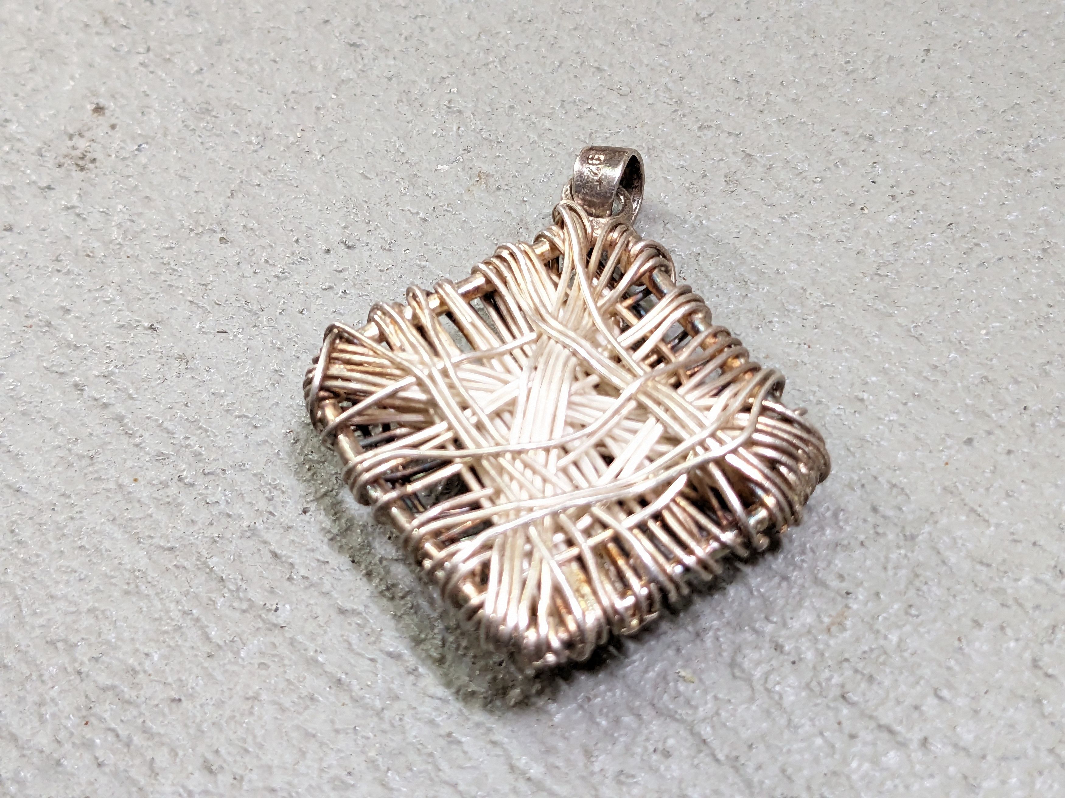 Jewelry Vintage Sterling Silver Pendant Garnet Peridot Citrine Size ONE SIZE - 7 Thumbnail
