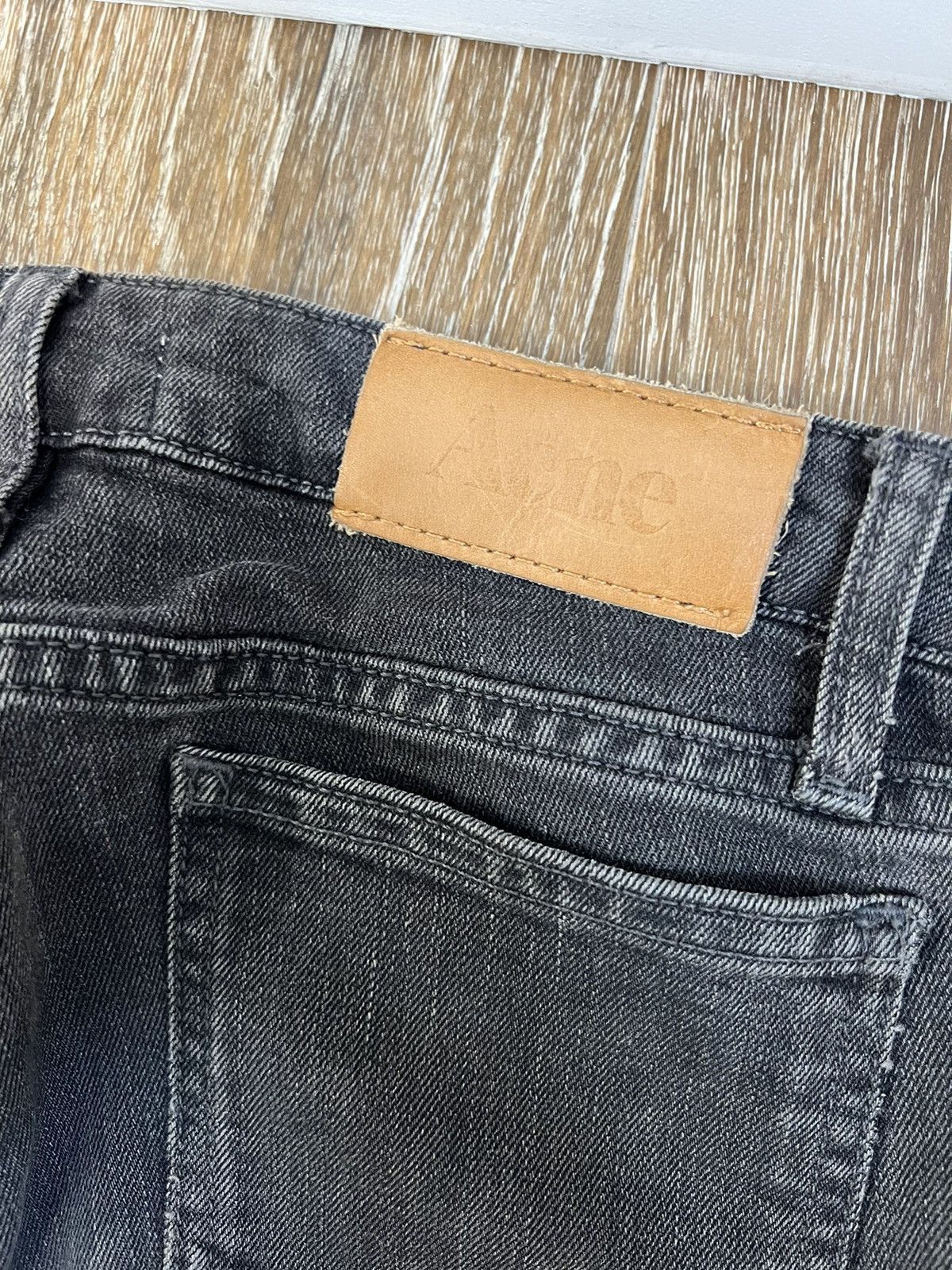 Acne Studios Womens acne studios kex/blacks jeans Size 28" / US 6 / IT 42 - 6 Thumbnail