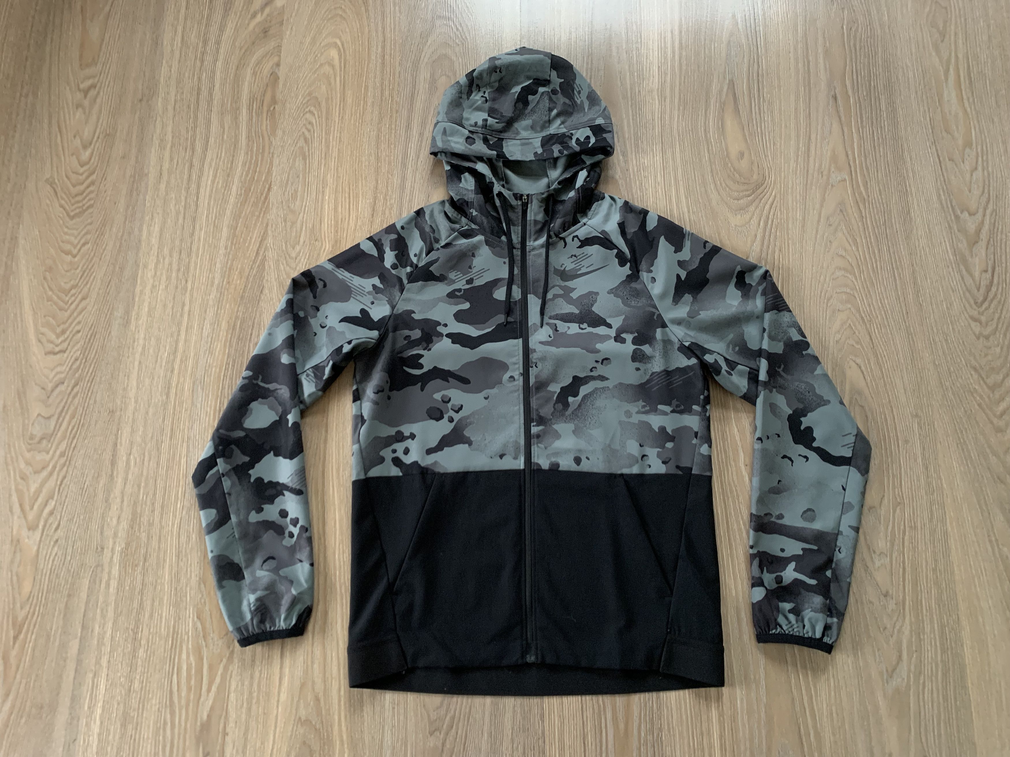 Nike Nike Pro Dri Fit Camo Zip Hoodie Size US S / EU 44-46 / 1 - 2 Thumbnail