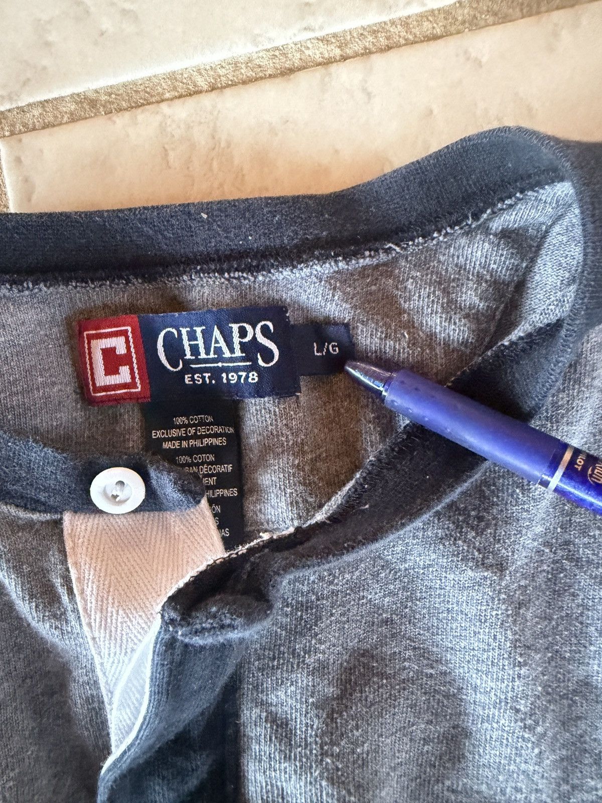 Chaps Ralph Lauren Chaps sweatshirt Size US L / EU 52-54 / 3 - 3 Thumbnail