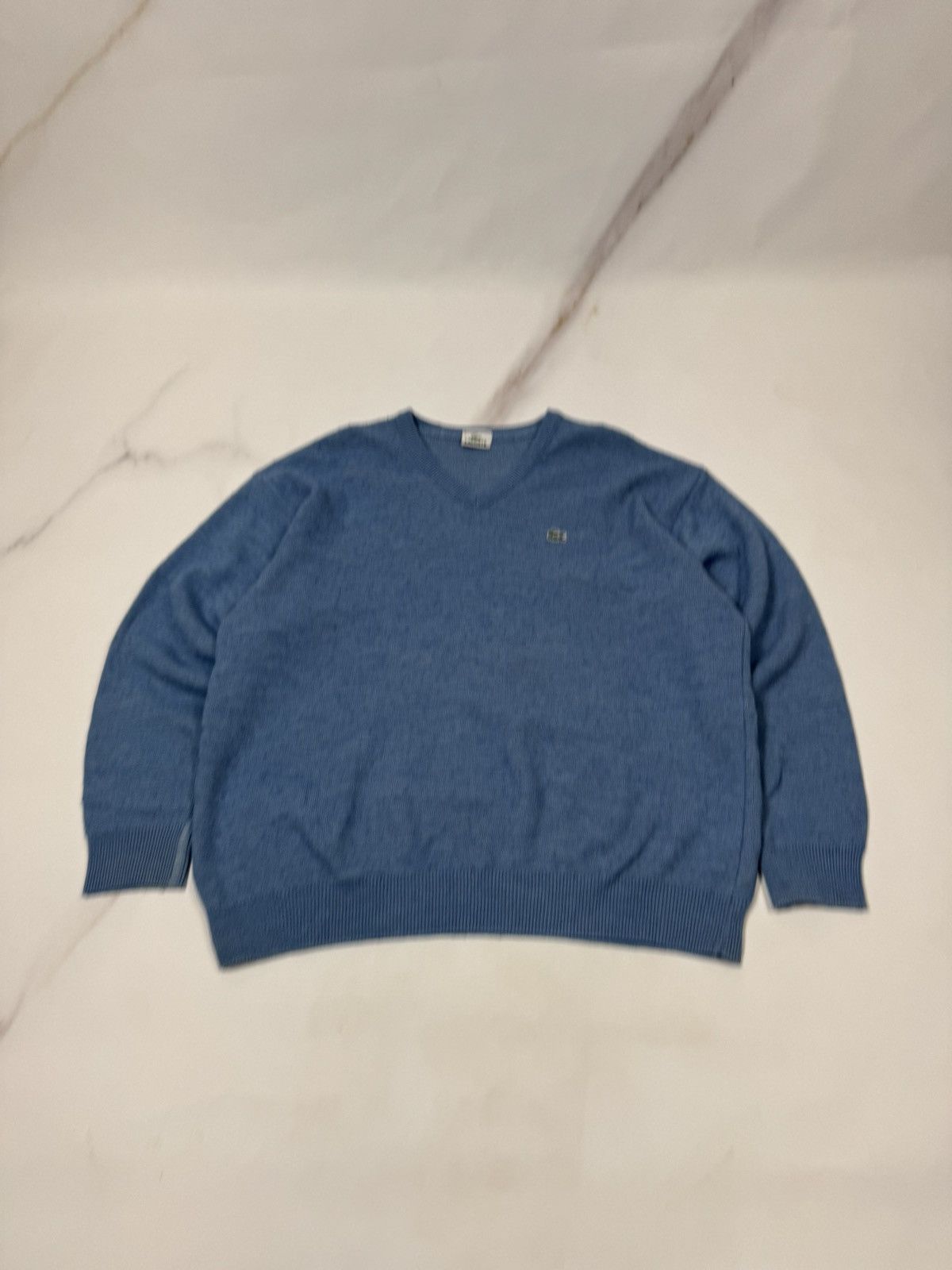 Lacoste Lacoste Vintage V-neck Sweater made in France Size US XL / EU 56 / 4 - 3 Thumbnail
