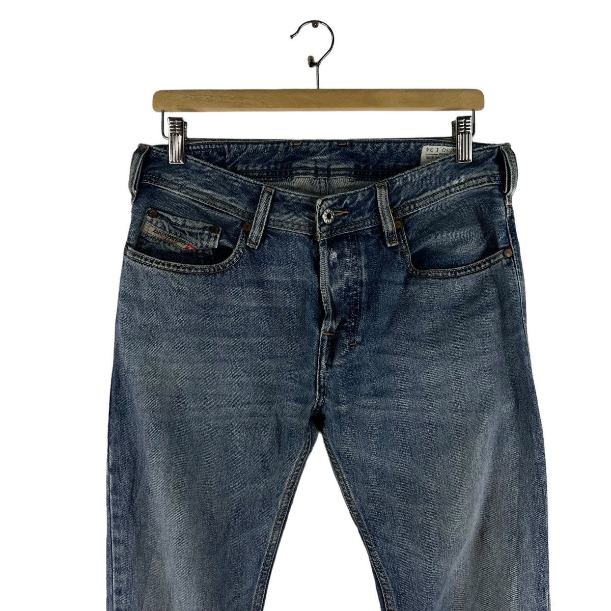 Diesel FLARE BOW CUT DESIGN DENIM JEANS DISTRESSED DIESEL INDUSTRY Size US 36 / EU 52 - 2 Thumbnail