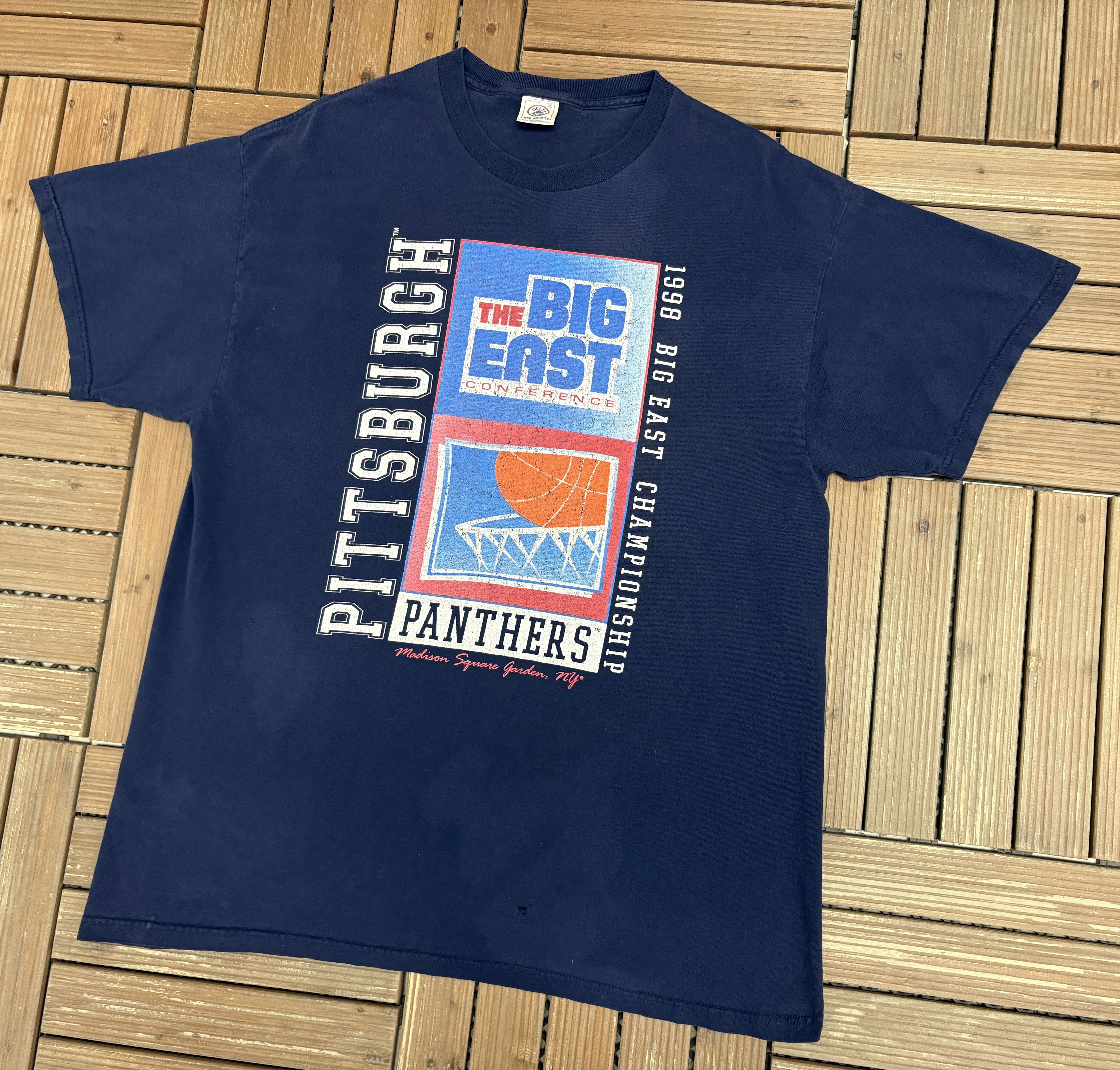 Vintage Pitt Panthers 1998 Big East Championship Vintage Tee Size US XL / EU 56 / 4 - 3 Thumbnail