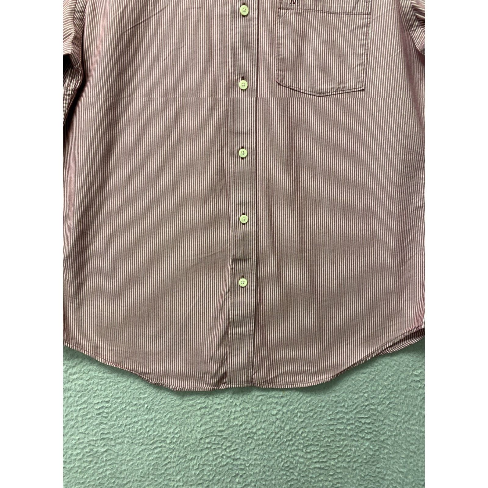 Abercrombie & Fitch Abercrombie & Fitch New York Men Button Down Shirt XL Red Long Sleeves /116-70 Size US XL / EU 56 / 4 - 2 Thumbnail
