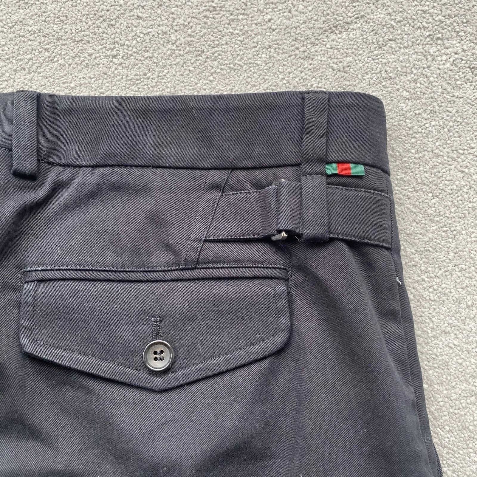 Gucci Gucci Cuffed Trousers Black Size 48 Size US 32 / EU 48 - 8 Thumbnail