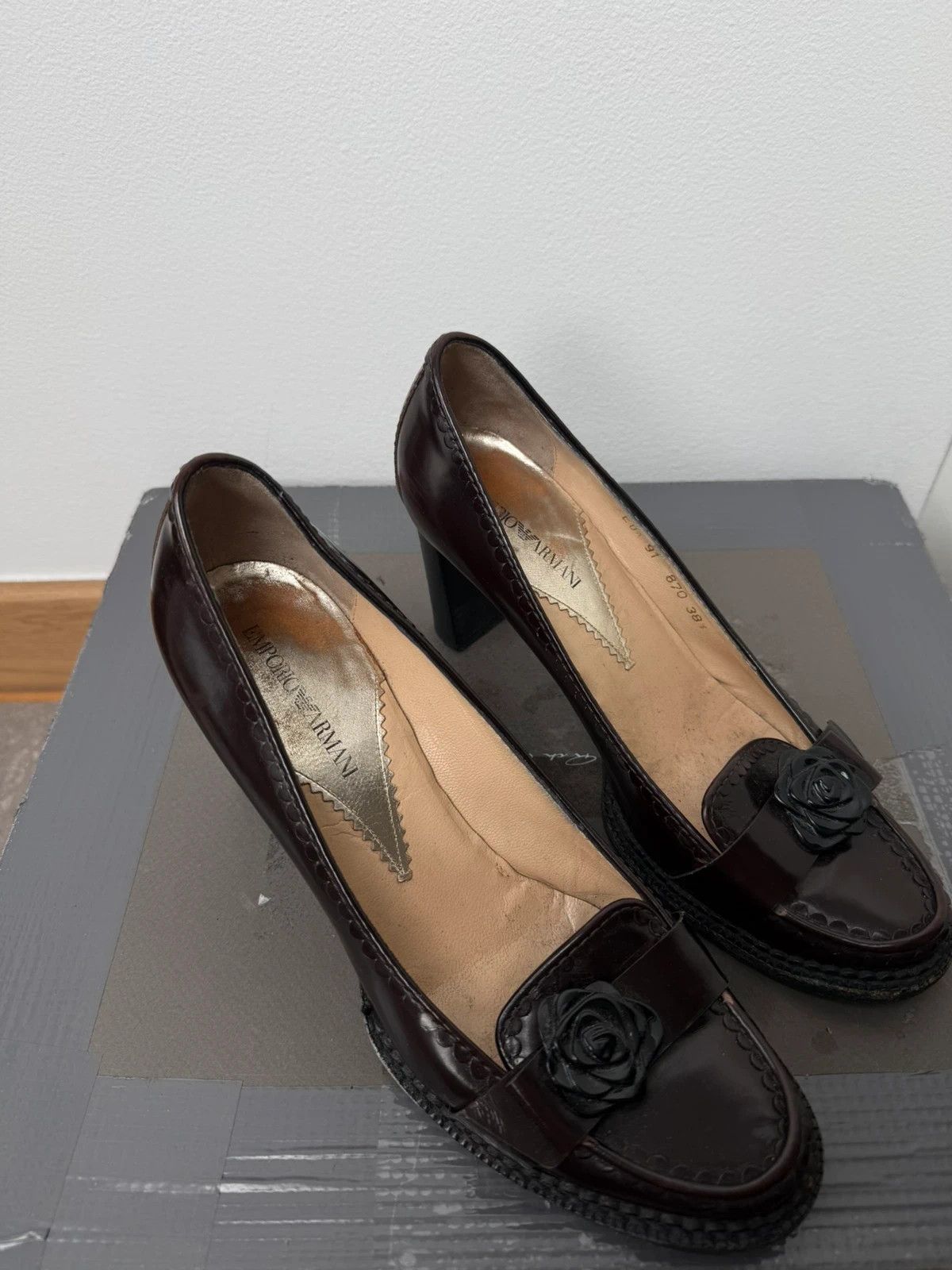 Emporio Armani Emporio Armani heels vintage luxury old money 2000s Size US 8.5 / IT 38.5 - 3 Thumbnail