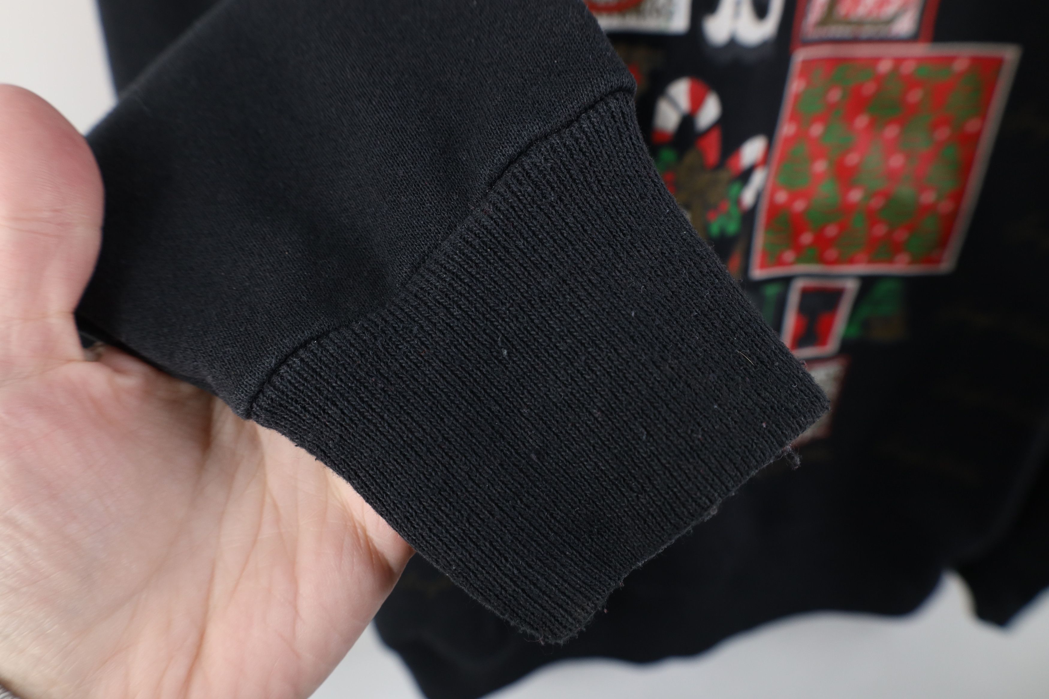 Vintage Vintage 90s Noel Santa Christmas Crewneck Sweatshirt USA Size L / US 10 / IT 46 - 7 Thumbnail
