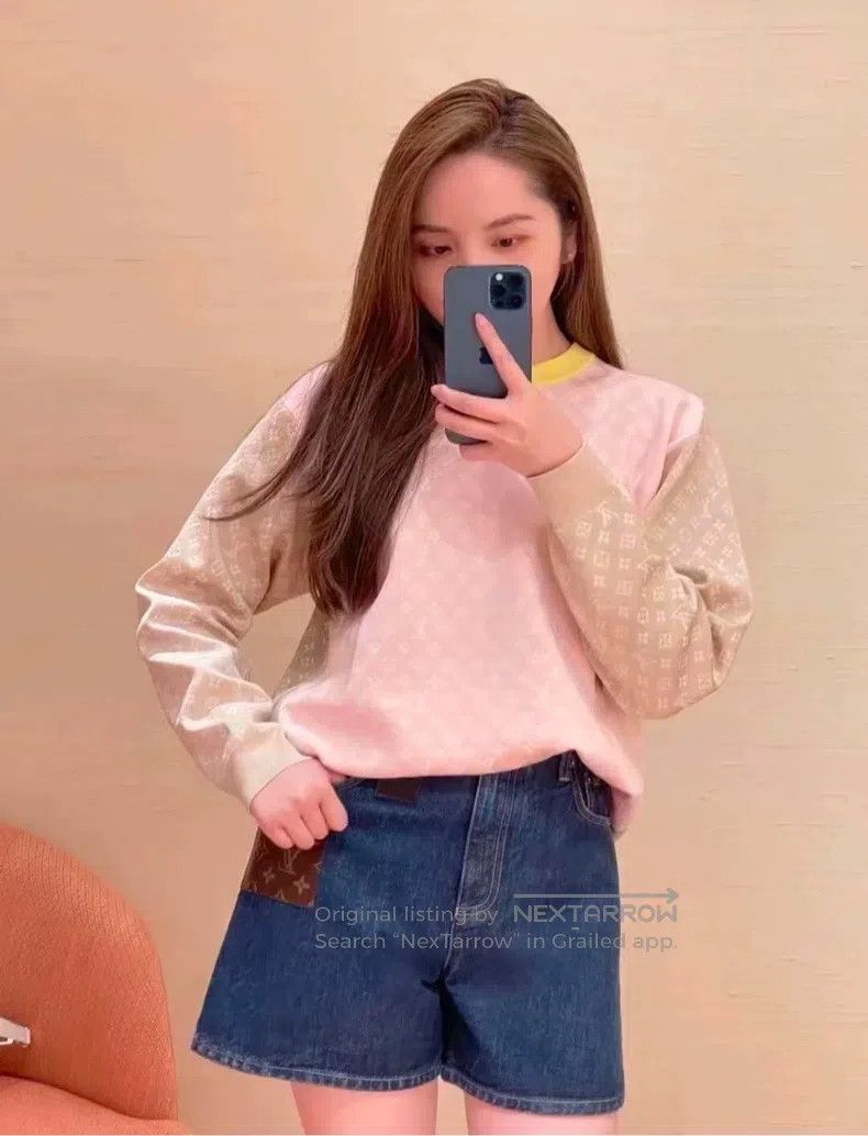 Louis Vuitton Louis Vuitton Old Flower Color Block Knitwear sweater Size M / US 6-8 / IT 42-44 - 8 Thumbnail