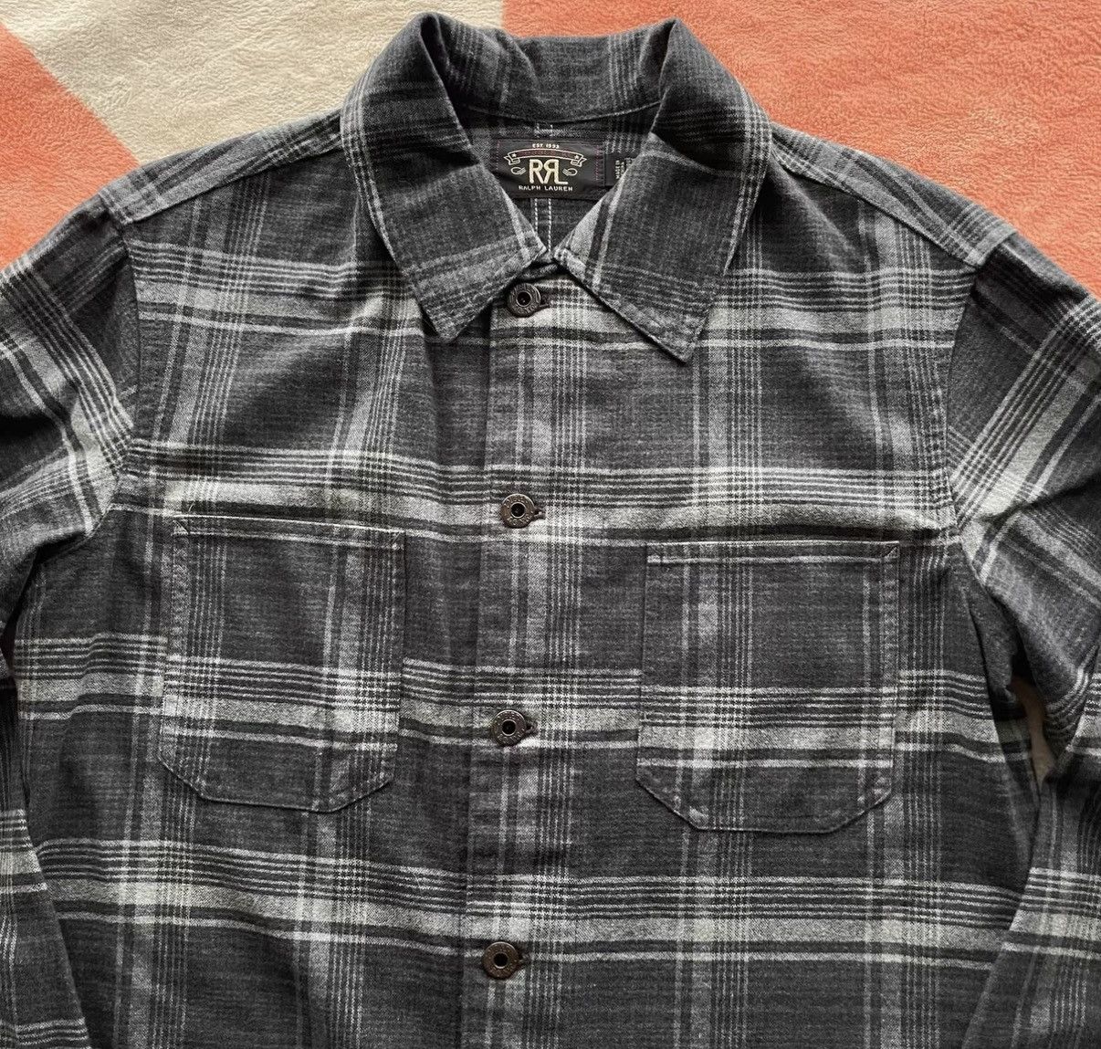 RRL Ralph Lauren RRL Plaid Workwear Jacket Ralph Lauren Double RL K22 Size US S / EU 44-46 / 1 - 3 Thumbnail