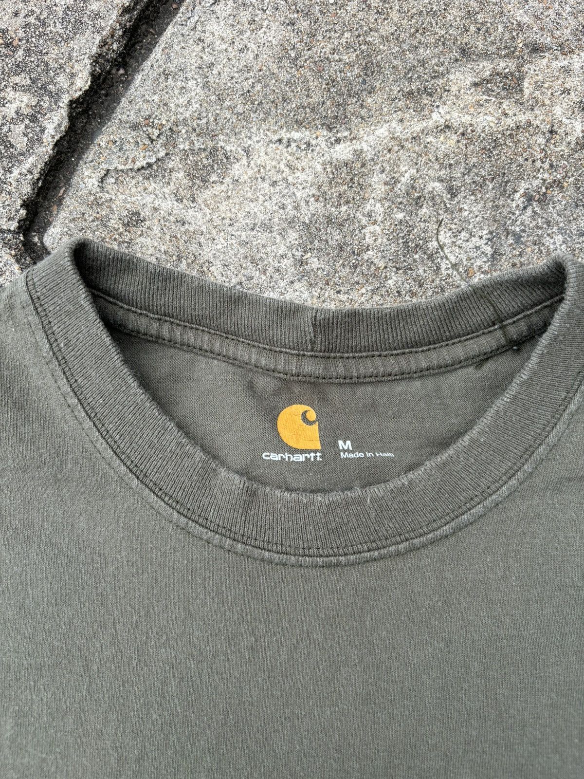 Carhartt × Vintage Y2K Carhartt Forrest Green Graphic Long Sleeve Size US M / EU 48-50 / 2 - 5 Thumbnail