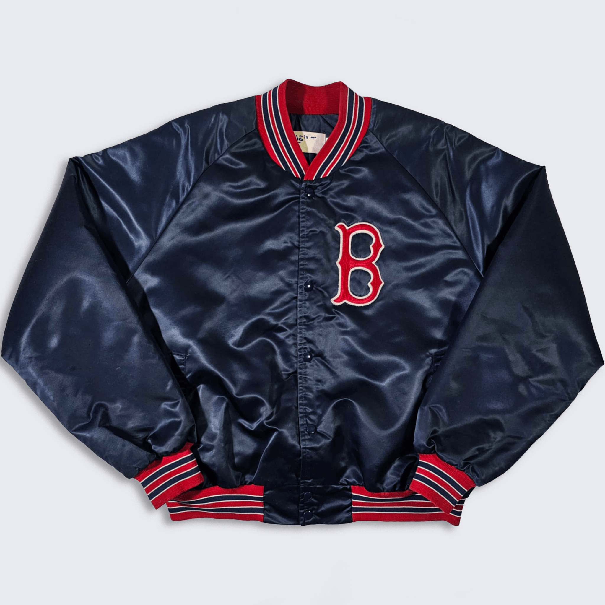 Chalk Line × Vintage Boston Red Sox Vintage 80s Chalk Line Satin Bomber Jacket Size US XL / EU 56 / 4 - 2 Thumbnail
