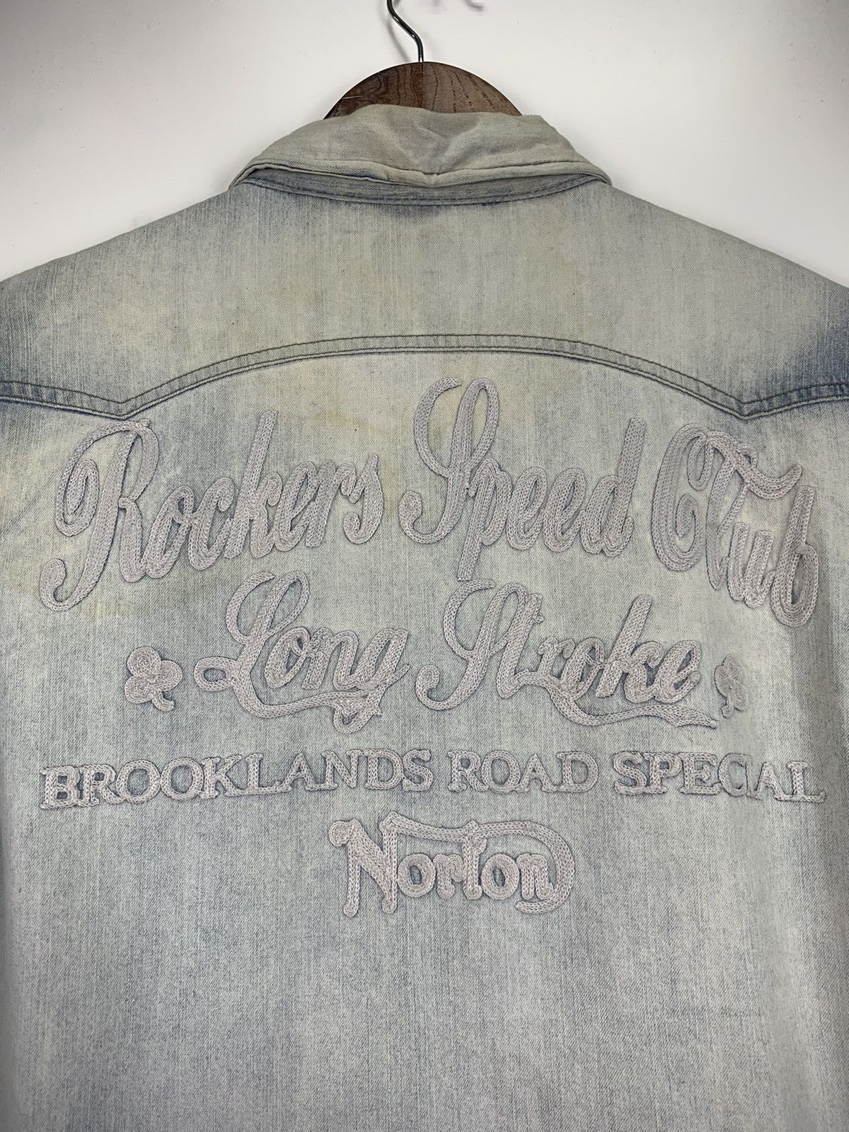 Norton × Vintage Vintage Norton Motorcycle western shirt Size US L / EU 52-54 / 3 - 12 Thumbnail