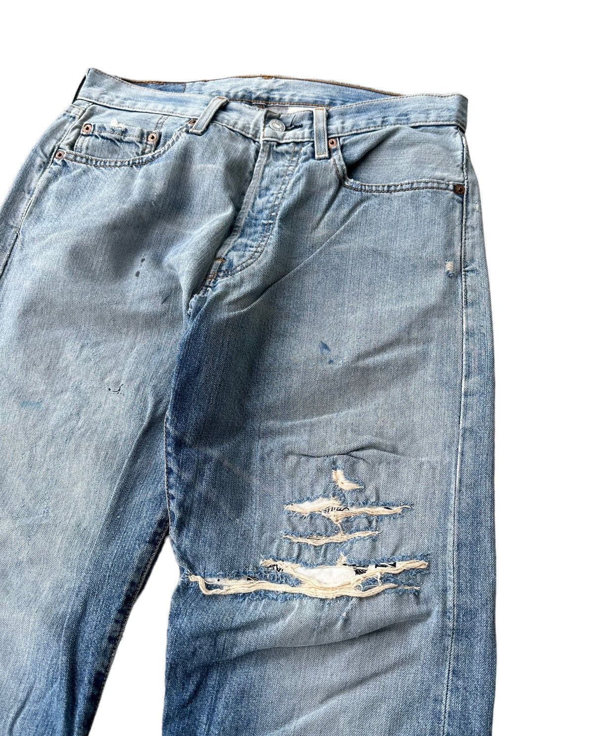 Levi's Vintage Levi’s distressed denim jeans Size US 30 / EU 46 - 4 Thumbnail